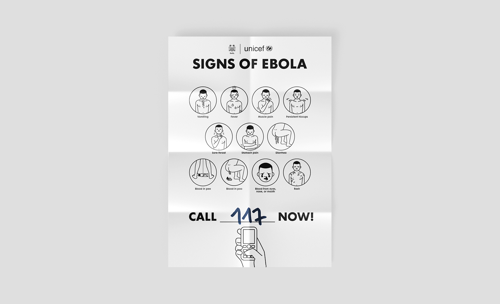 Text is supportive to the visuals, which are as clear and straightforward as possible without being sensational.