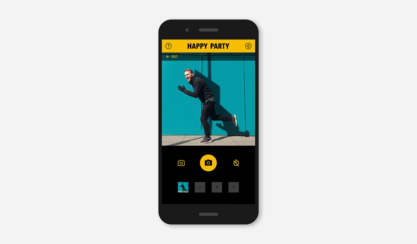 The site then turned them into an animated GIF and added you alongside thousands of people dancing in sync to the song 'Happy' by Pharrell.