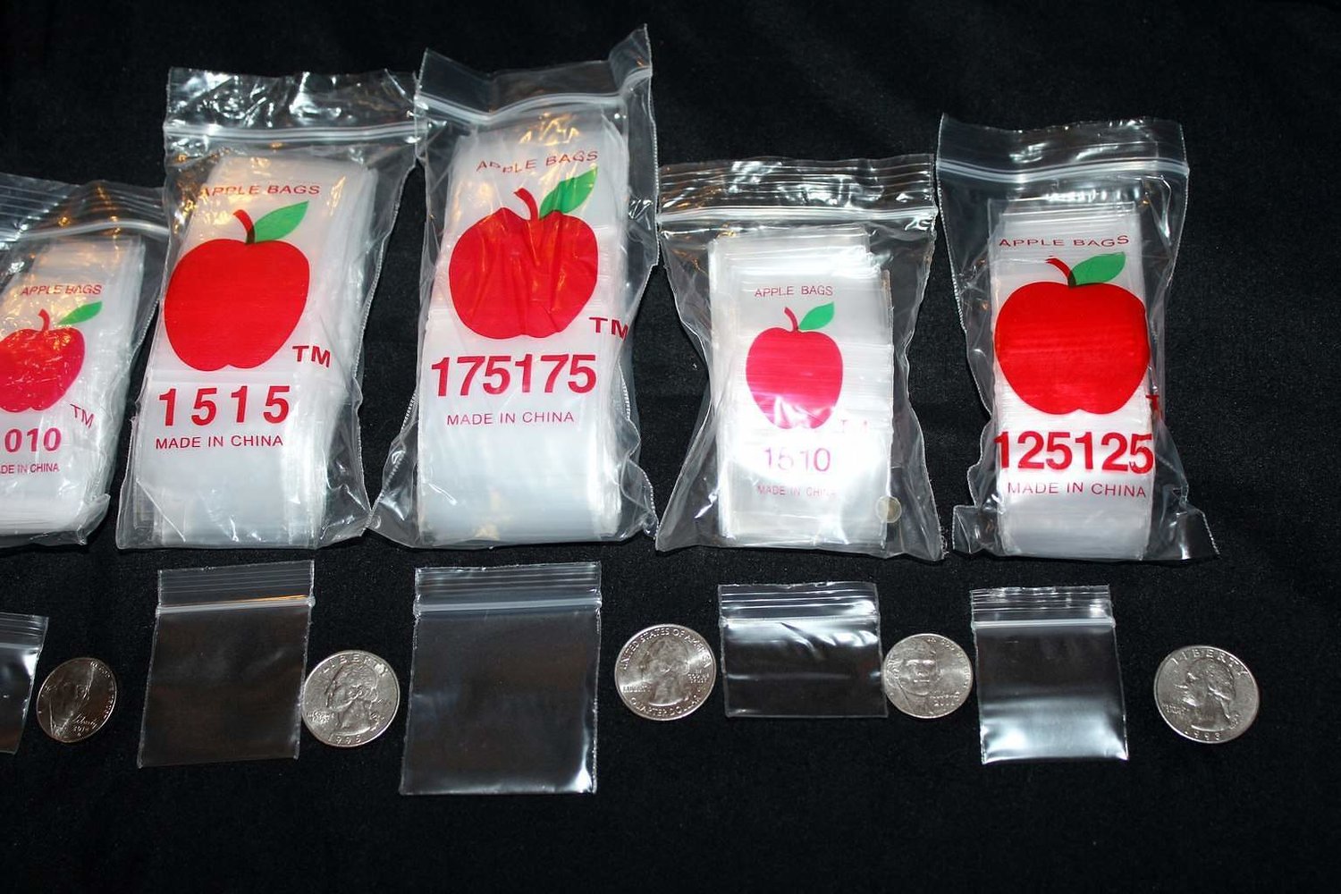 Jewelry Bags Zip Lock, 1000 Pcs (ALL SIZES) — Chicago City Distributors,  Inc.