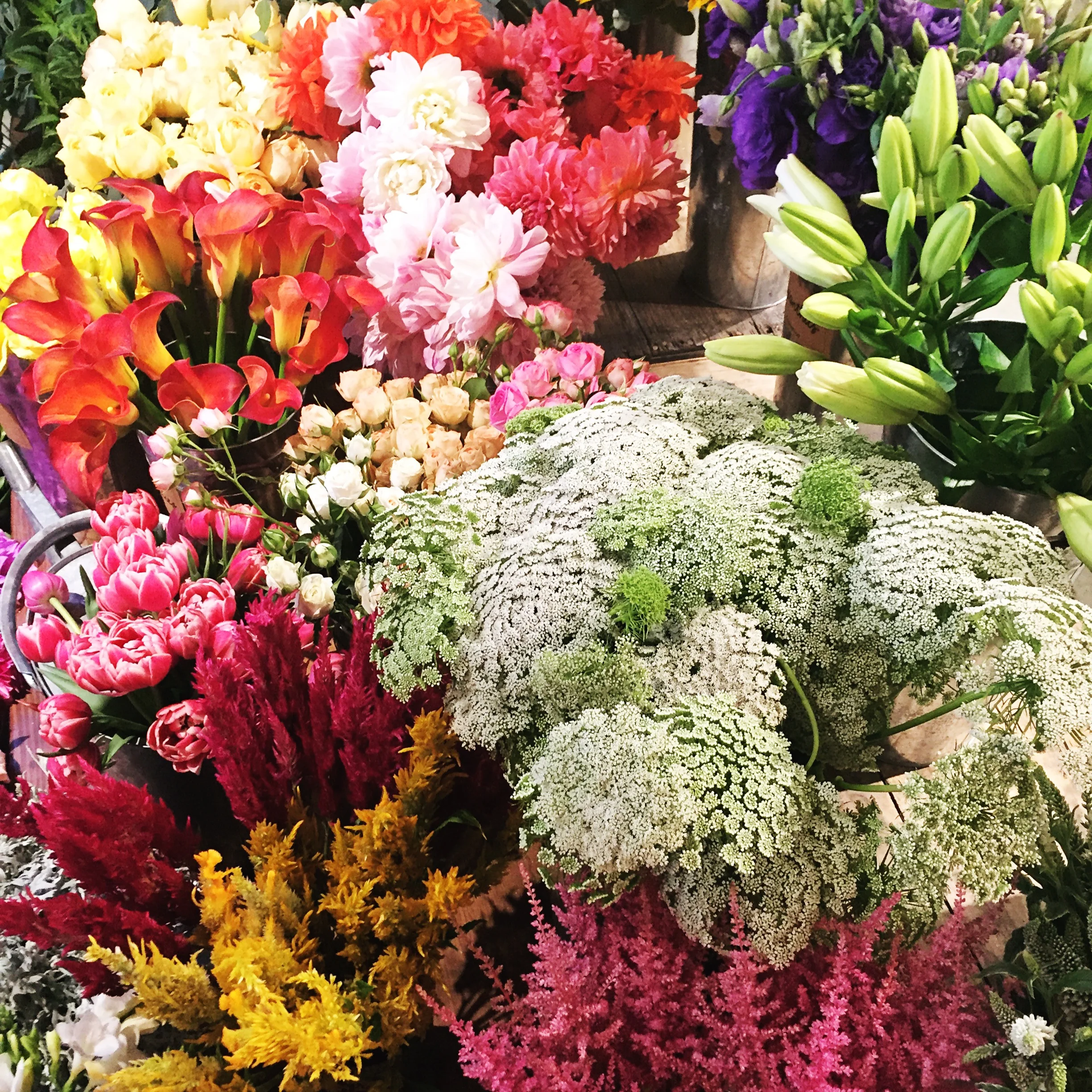 obsessed with creating the perfect bouquet...