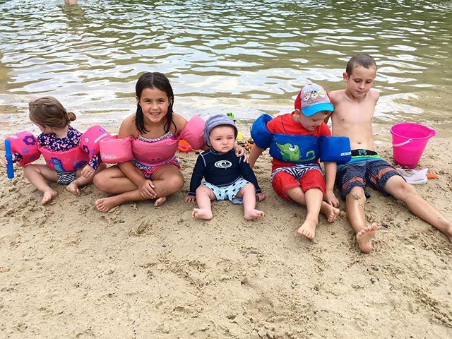 Fun with friends at the lake #welovesummer