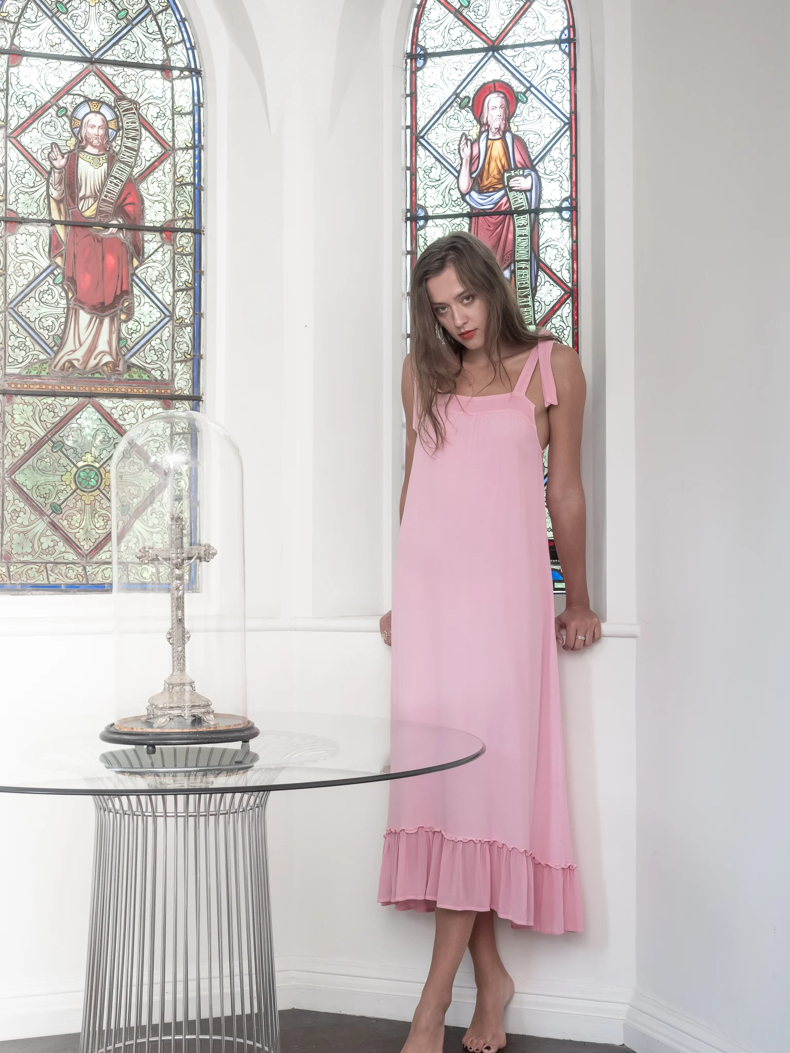 DS20 - Tie Sundress - Crepe and Georgette