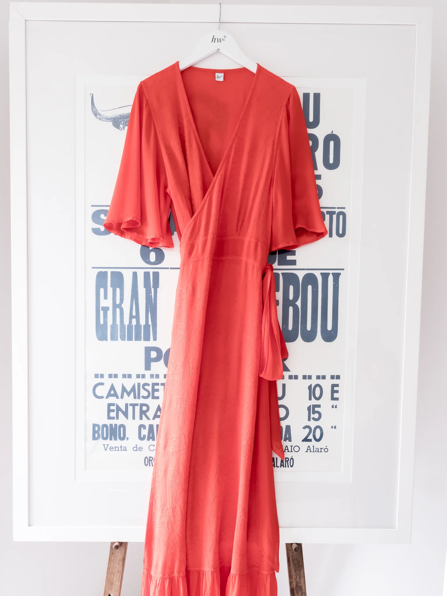 S5SF - Tiered Wrap Dress - Self Flower Crepe & Georgette - SRP £330