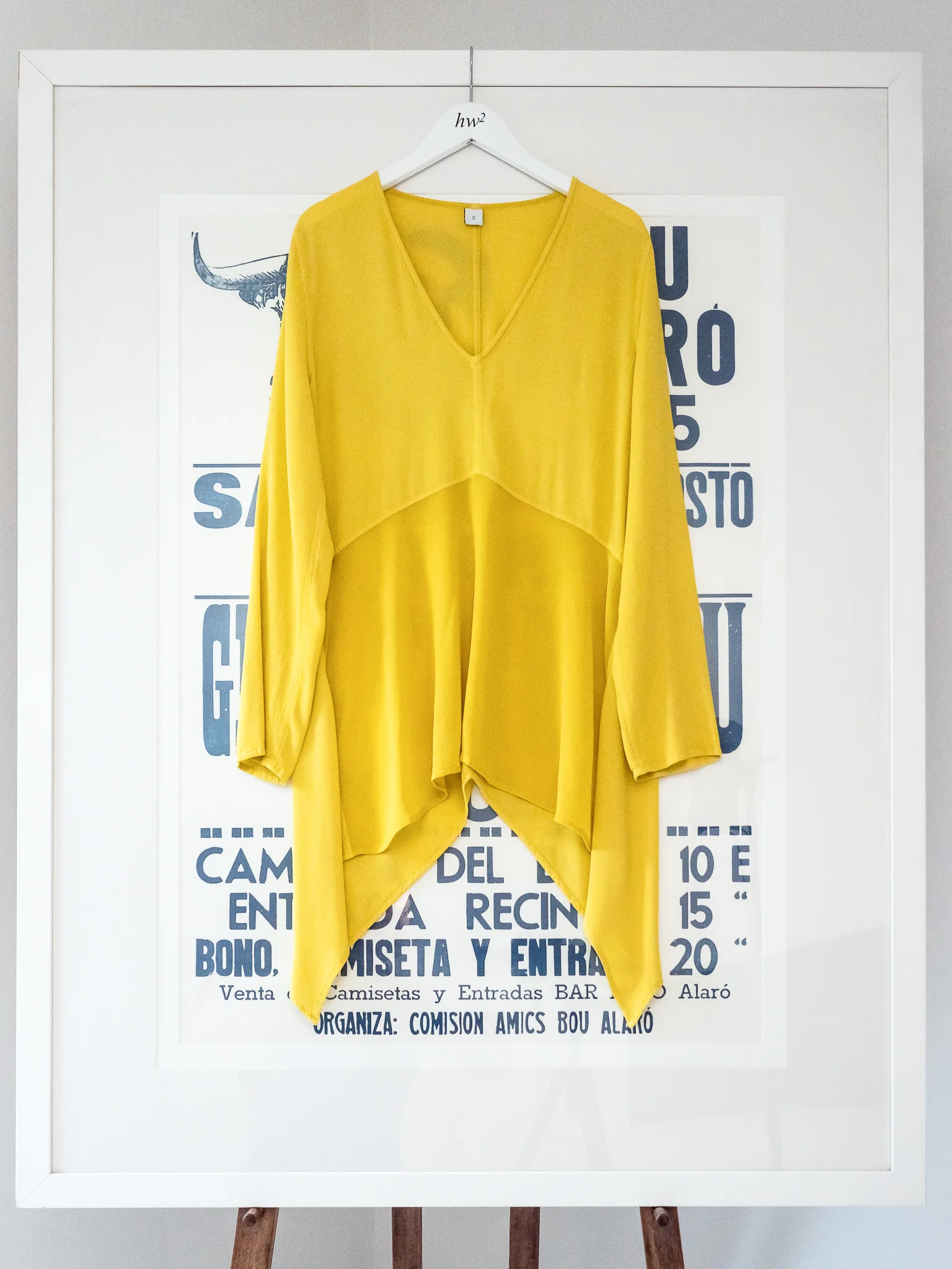 S19 - V Neck Drape Top - Crepe & Georgette - SRP £154