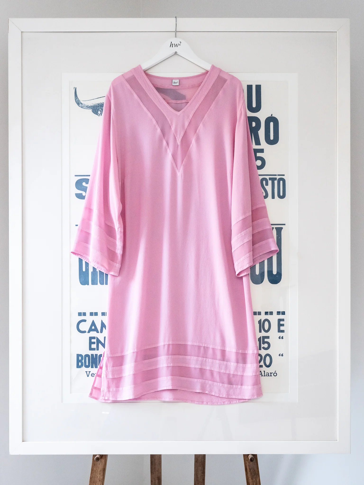 S15 - V Neck Band Dress - Crepe & Georgette - SRP £190