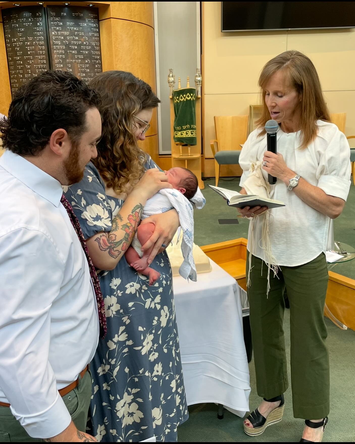 It’s a good day when the Jewish community grows, and we bring a new baby into the covenant!