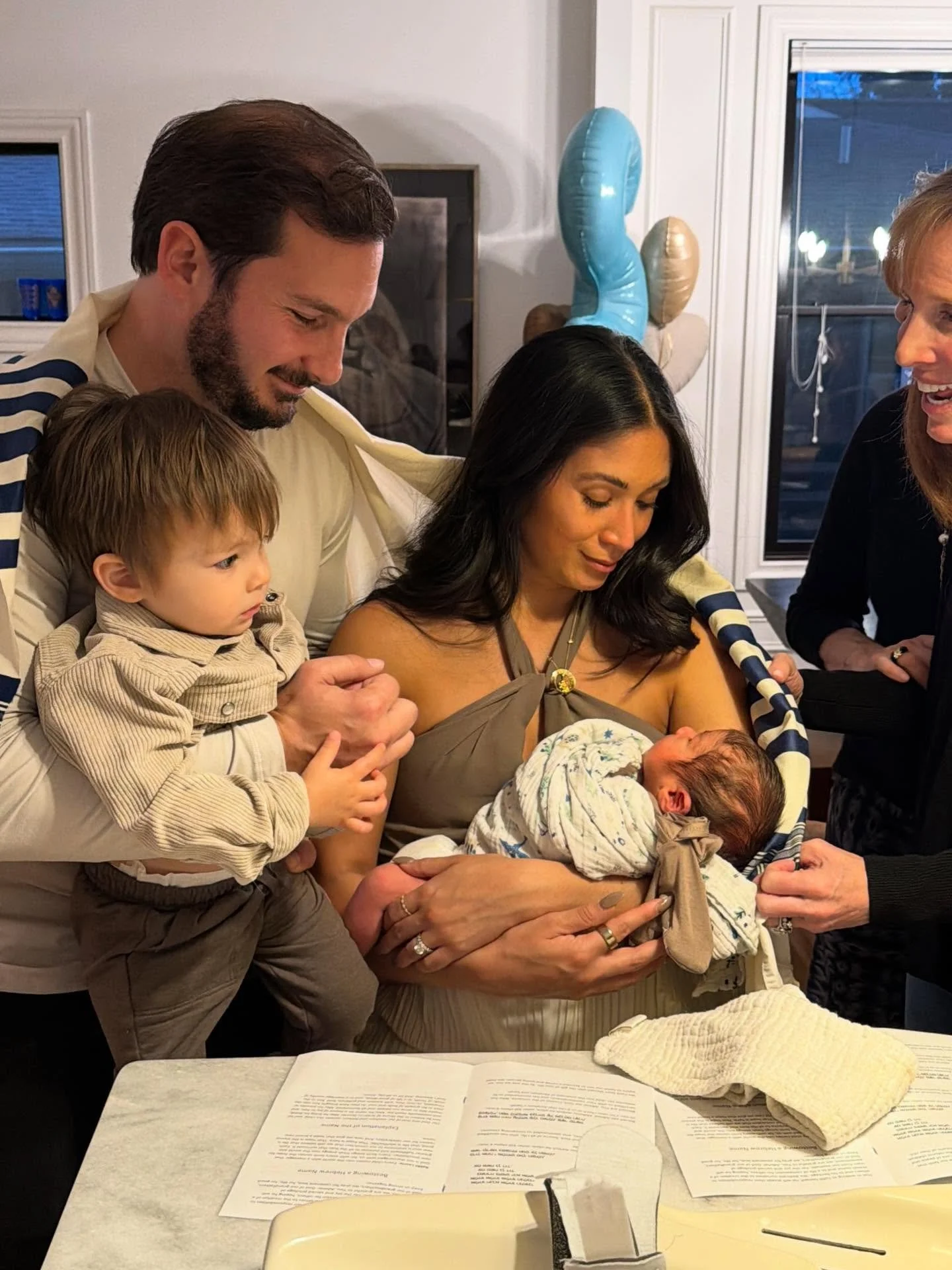 Mazal tov to Taylor and Jen Fortune on the birth of their son, Roc Gabriel, and his entrance into the covenant of the Jewish people!