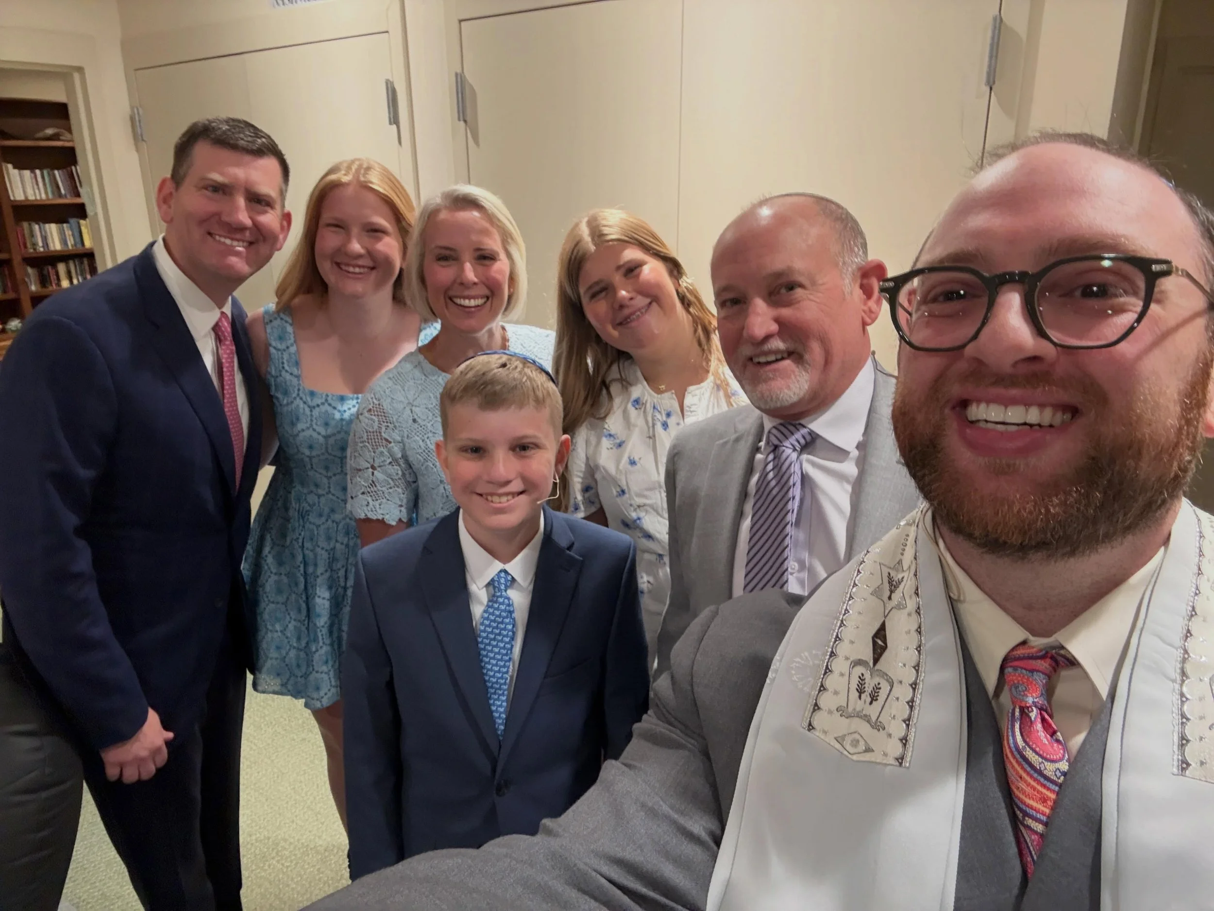 Mazal tov Eli and the entire Calise family on your Brit Mitzvah. We are so proud ❤️and if you&rsquo;ve been watching our streams for the last six months or so, please say thanks to Eli for being Micah&rsquo;s youngest ever A/V volunteer!