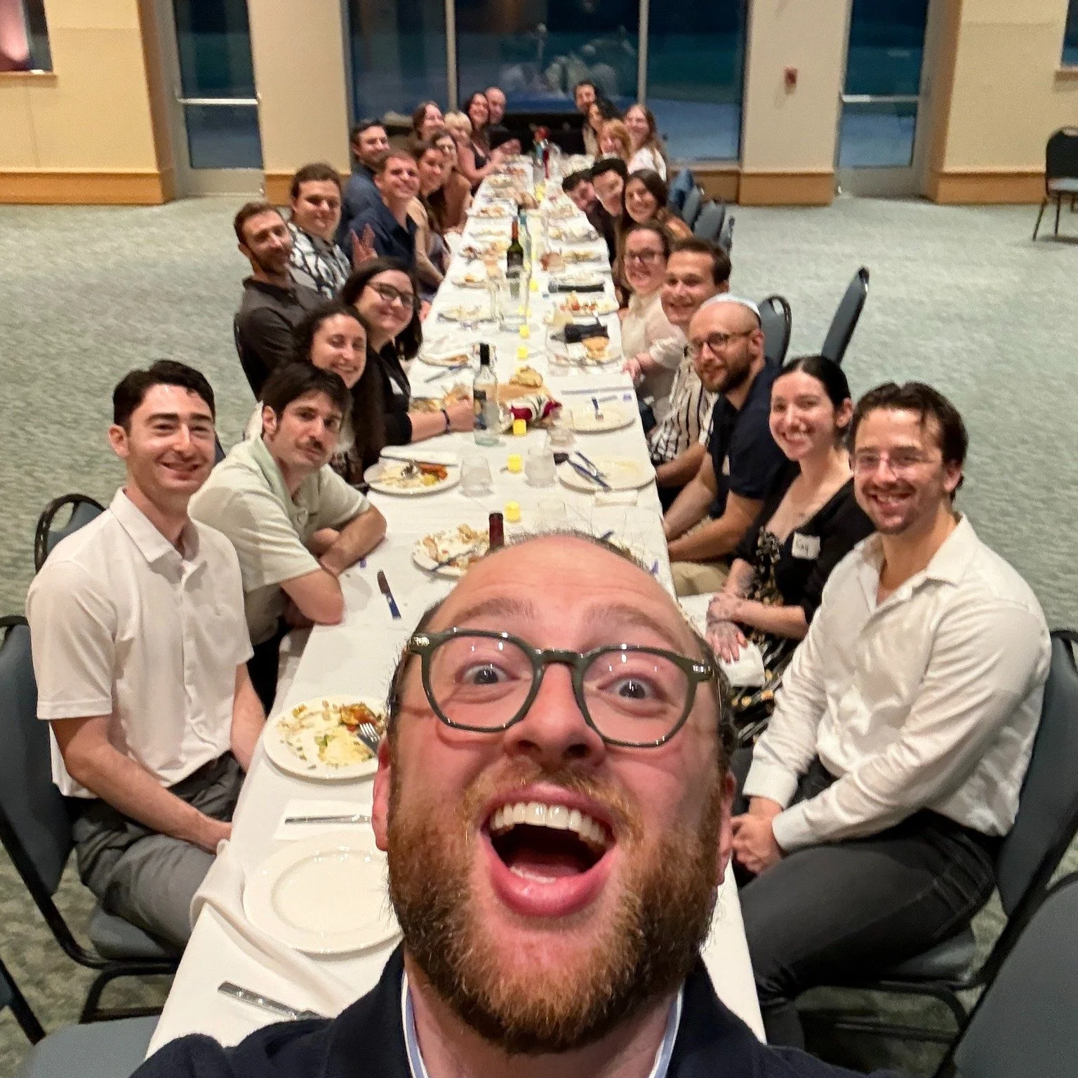 Shabbat is even sweeter when it's shared.

After services, our Micah-Nections community gathered around the table for a beautiful evening of good food, great conversation, and new friendships. From dinner and s'mores to plenty of laughter, it was a w