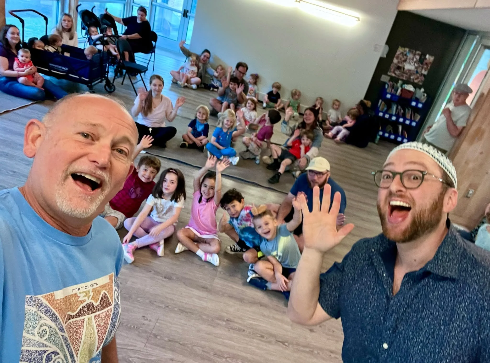 Hello from Micah Children&rsquo;s Academy Tot Shabbat! Every week, our clergy lead a joyful Shabbat gathering for MCA students and families, helping our youngest learners sing, celebrate, and connect with the incredible Jewish tradition of Shabbat.