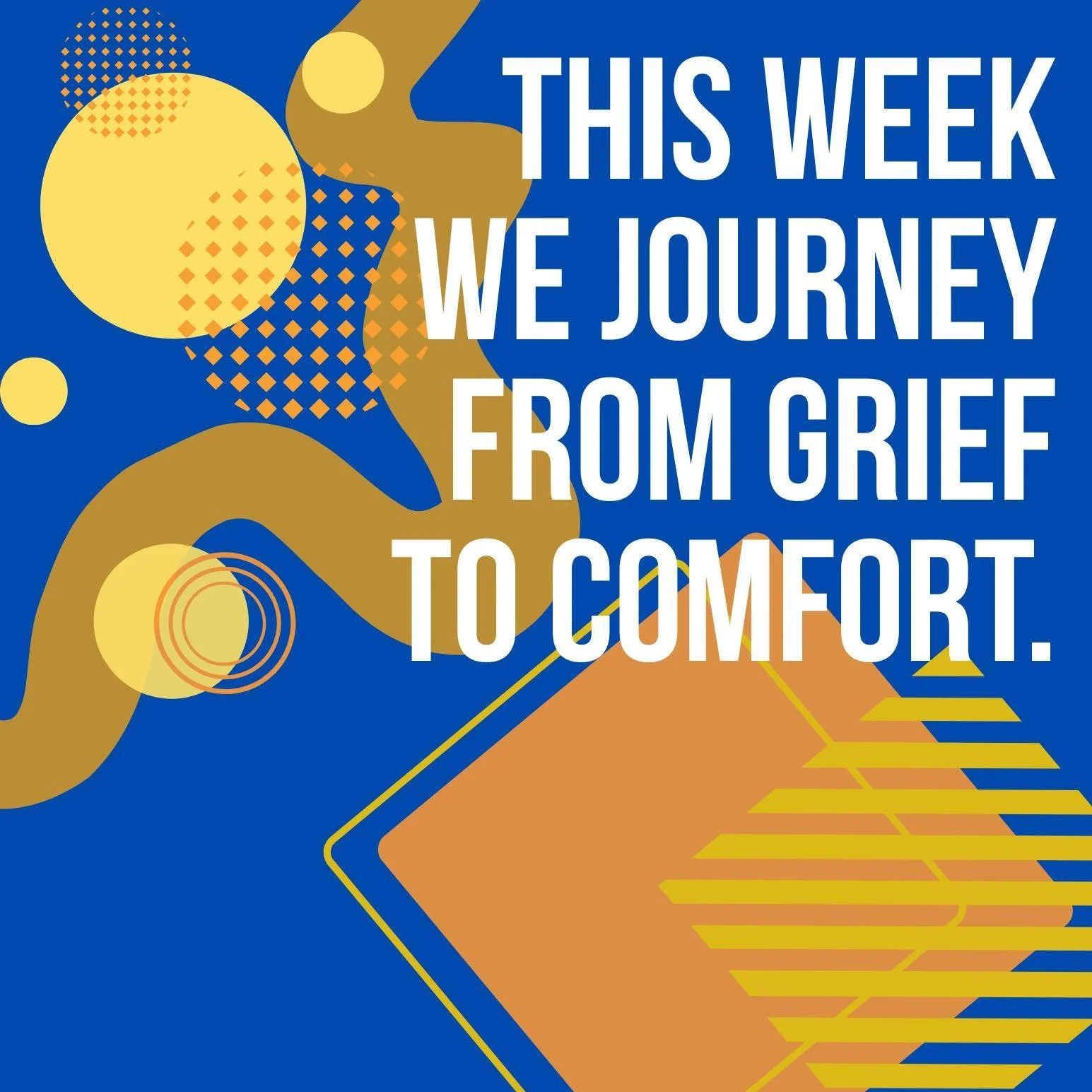 This week, we journey from grief to comfort&mdash;from Tisha B'Av to Shabbat Nachamu. Join us at Micah as we move from mourning toward hope, embracing the timeless promise of comfort, healing, and renewal. We look forward to welcoming you.