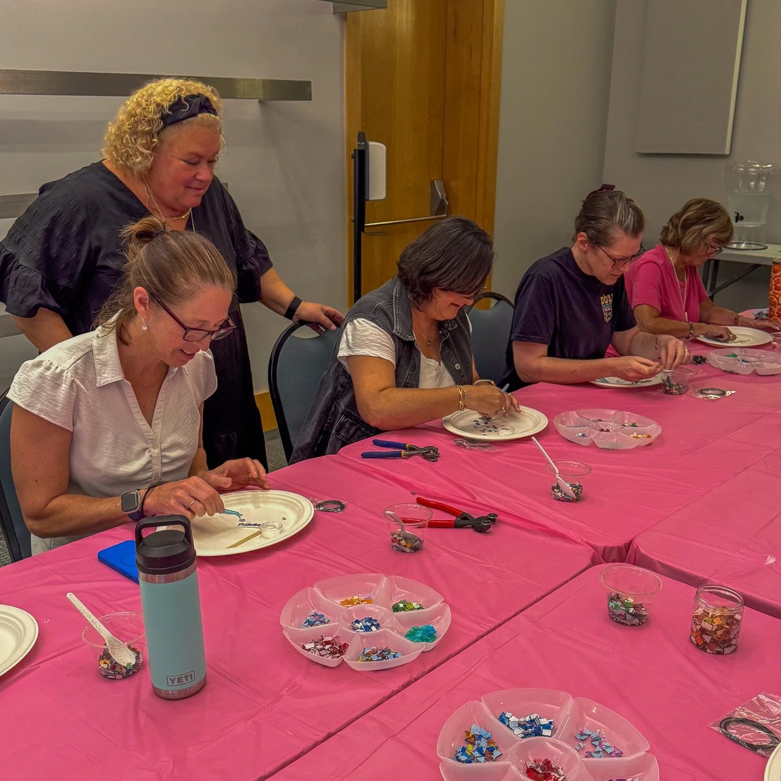 Last week, our Ladies' Day Out Jewelry Making Workshop brought together a wonderful group of women for an afternoon of creativity, conversation, and connection. 

From colorful mosaics to plenty of laughter, it was a joy to spend time making art toge