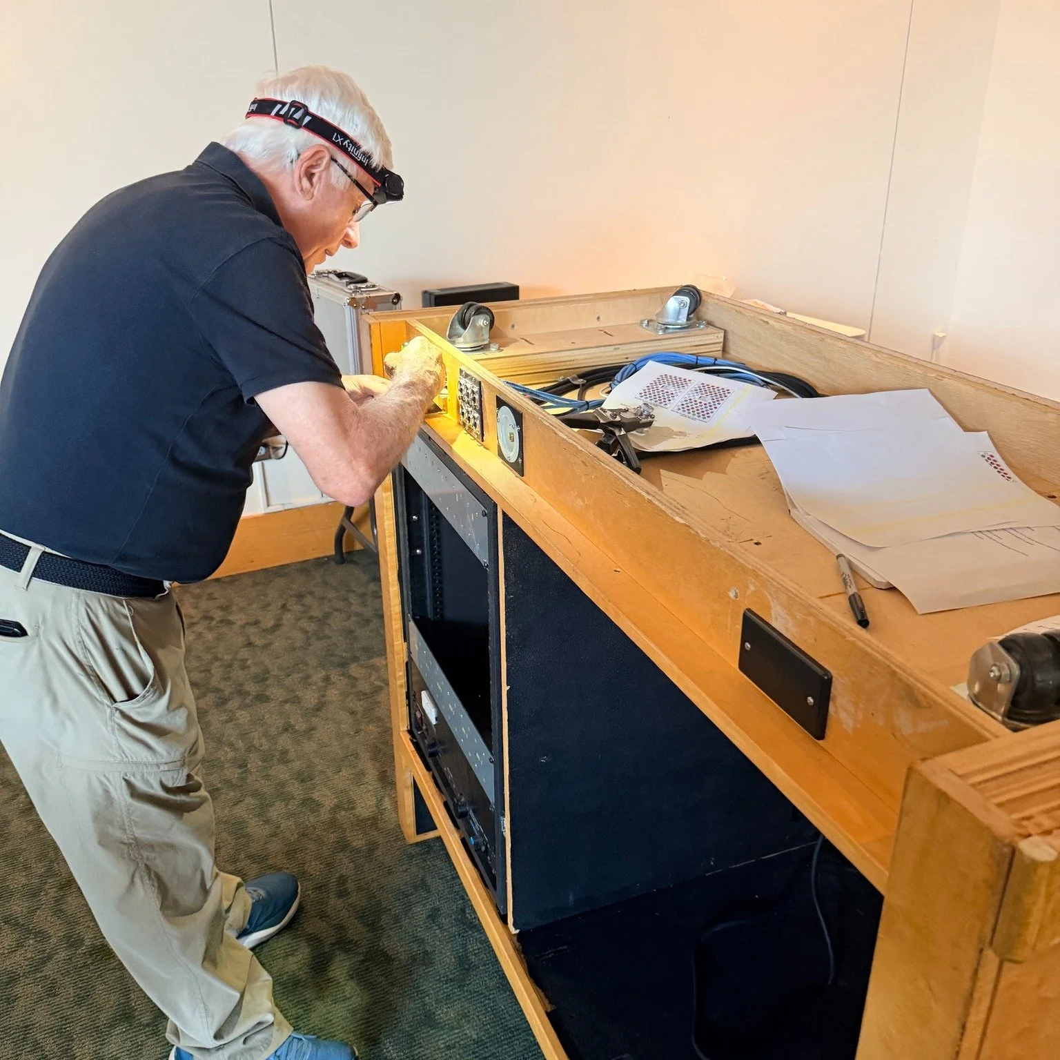 Volunteering at Micah takes many forms, and we&rsquo;re fortunate to have volunteers like the extraordinary Jim Gilmore.

This week, we, and mostly Jim, finished transforming an old lectern into a new audio console for our sanctuary. Jim has contribu