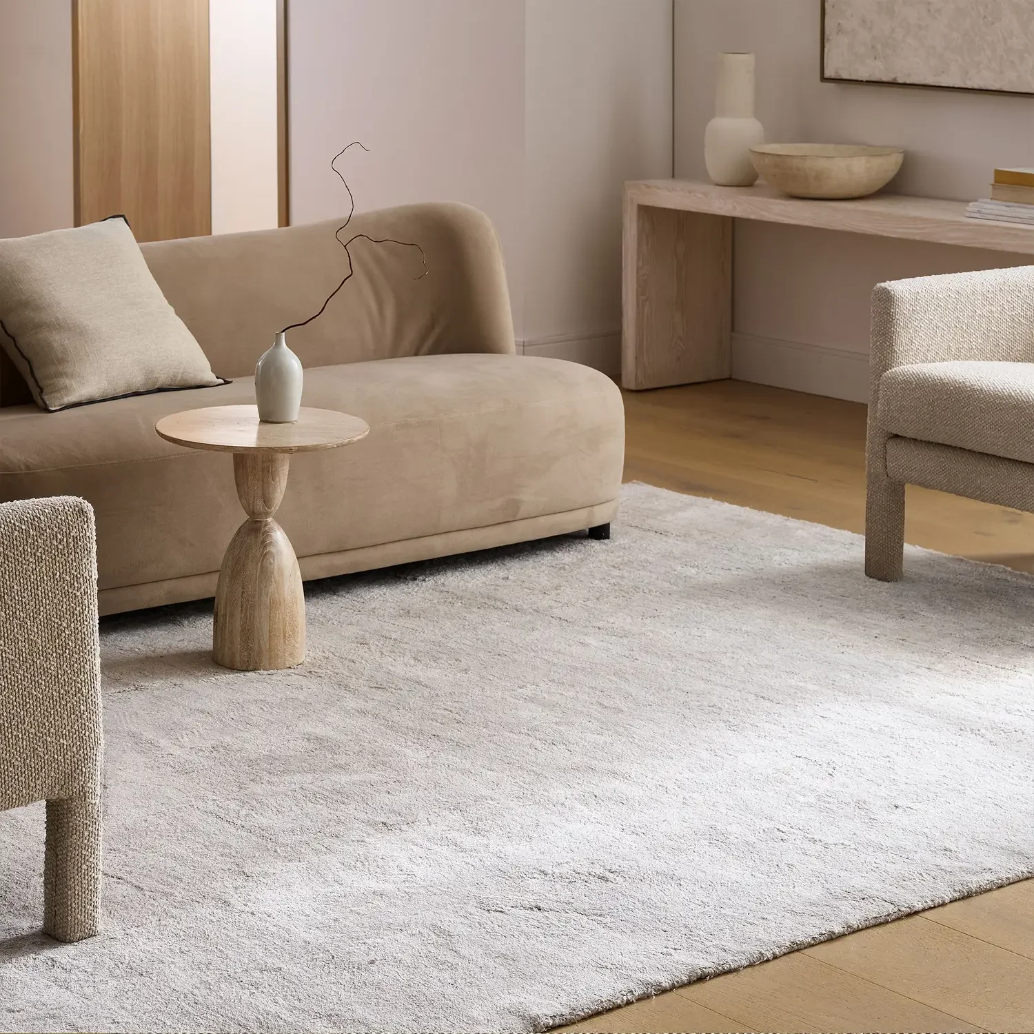 Shale Striations Easy Care Rug