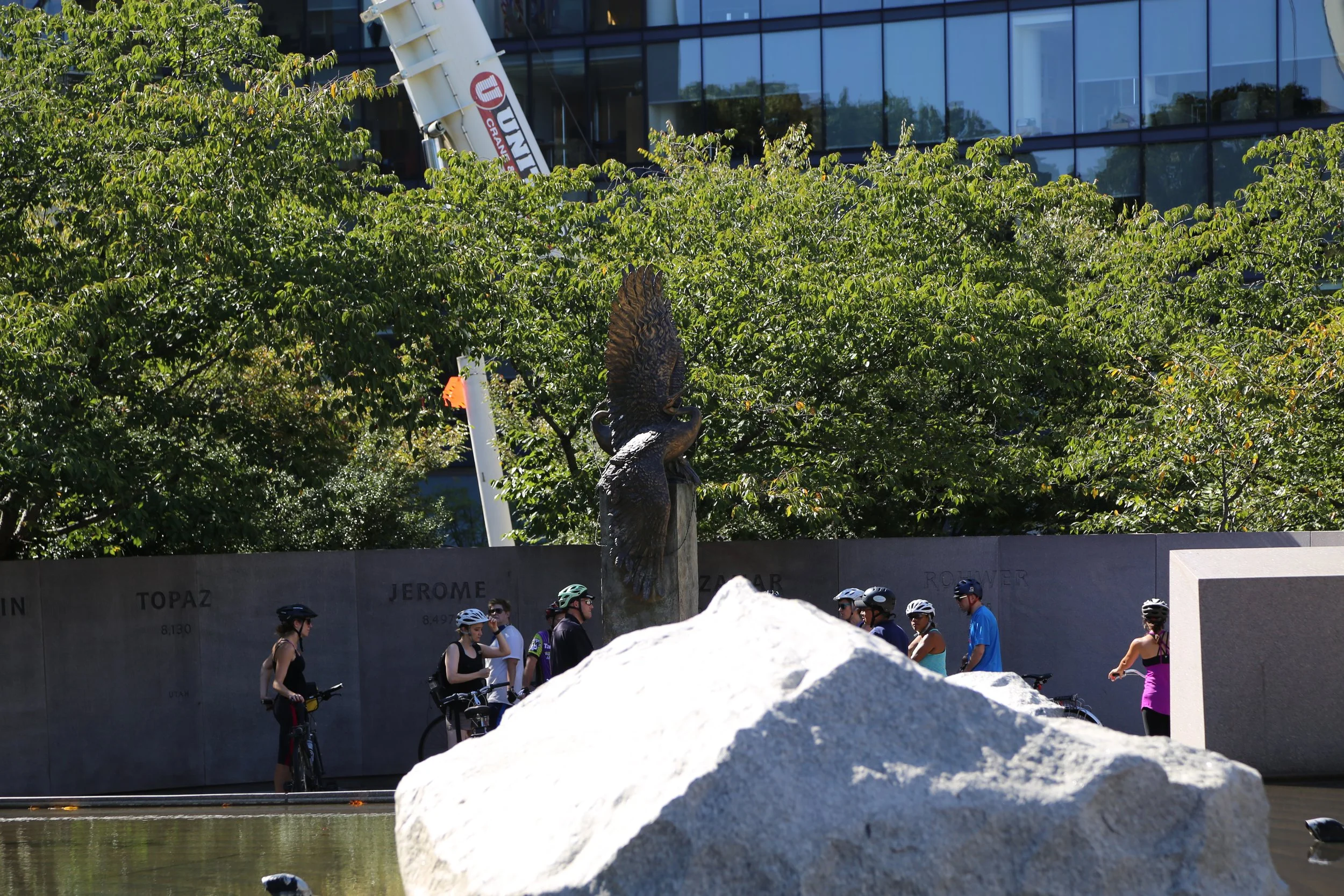 Civil Rights Tour 11 Japanese Patriots Memorial Close Up.JPG