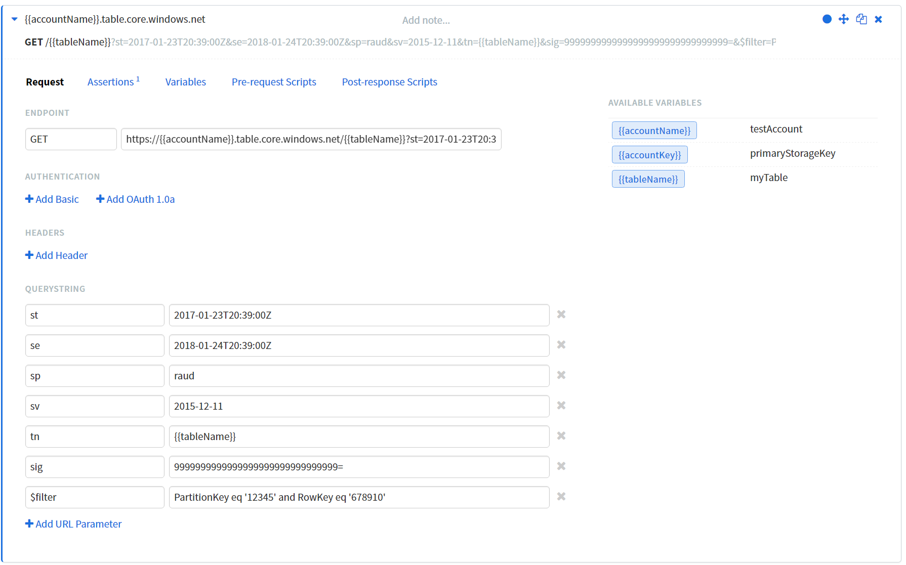 Import the test directly into Runscope: https://gist.github.com/sirkirby/72cdbeac7f8273da955b3e3784ab7083