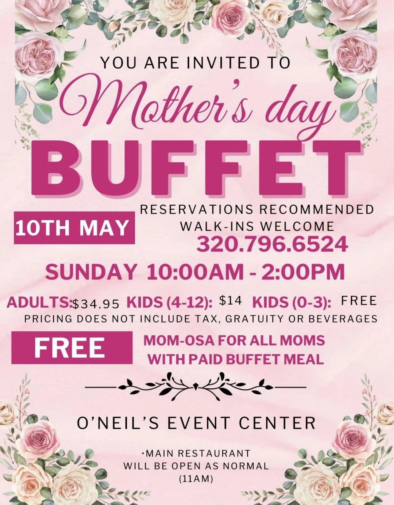 Mother's Day Buffet