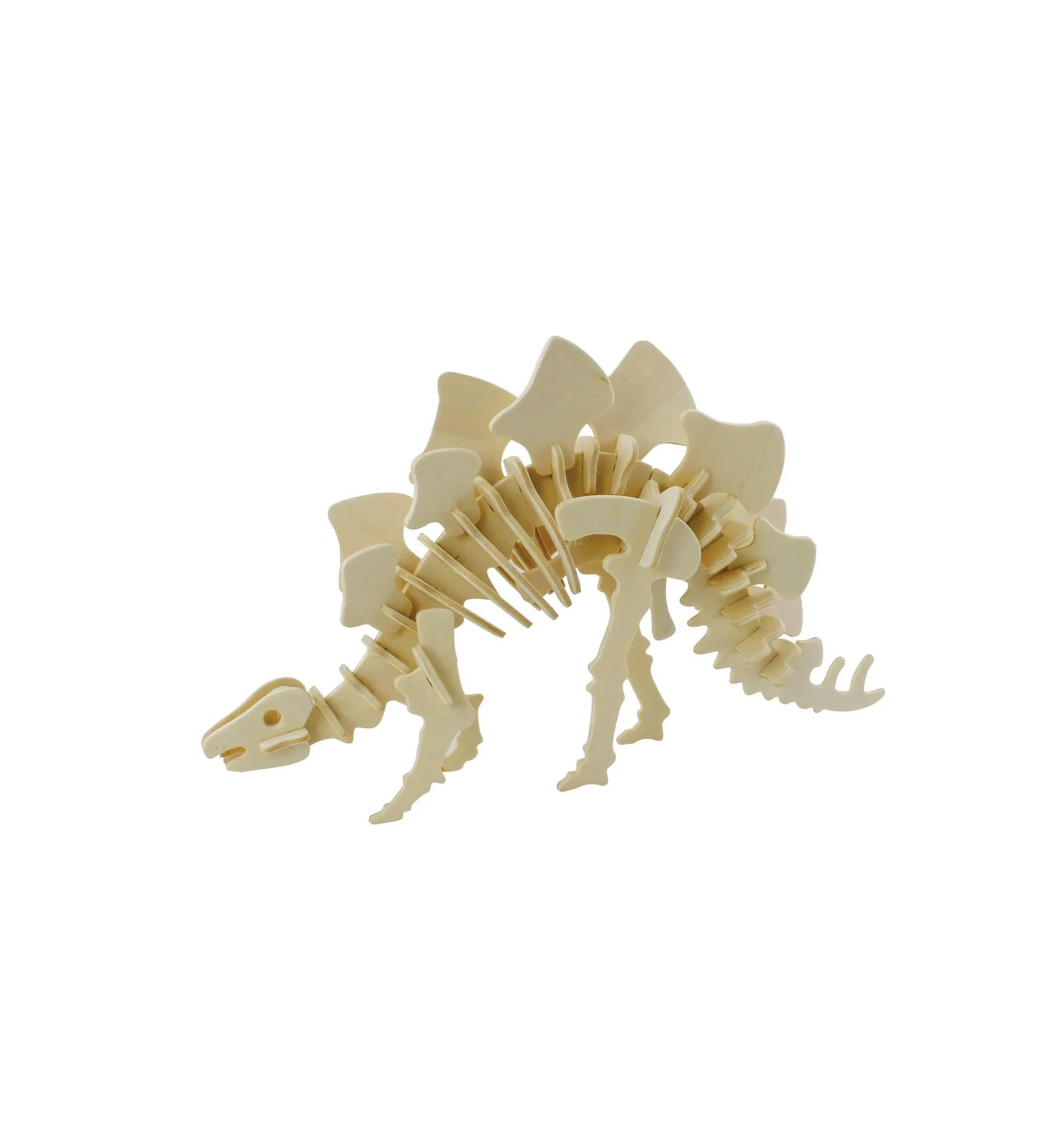 3D Wooden Puzzle: Stegosaurus