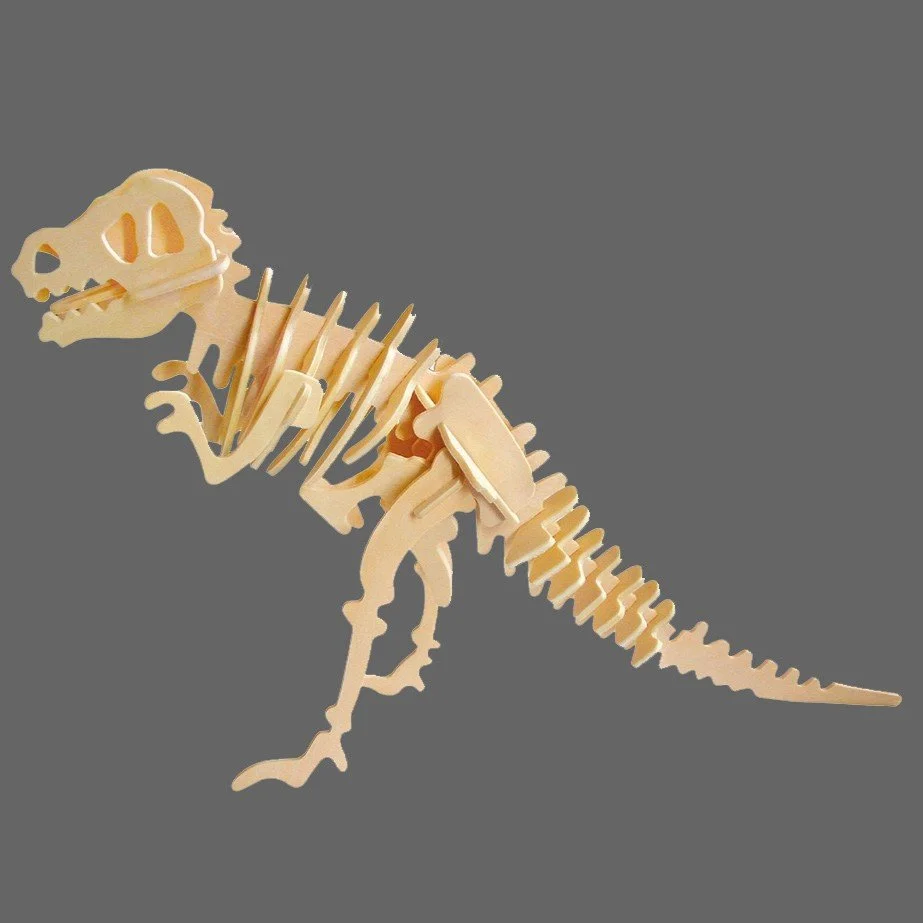 3D Wooden Puzzle: T-Rex