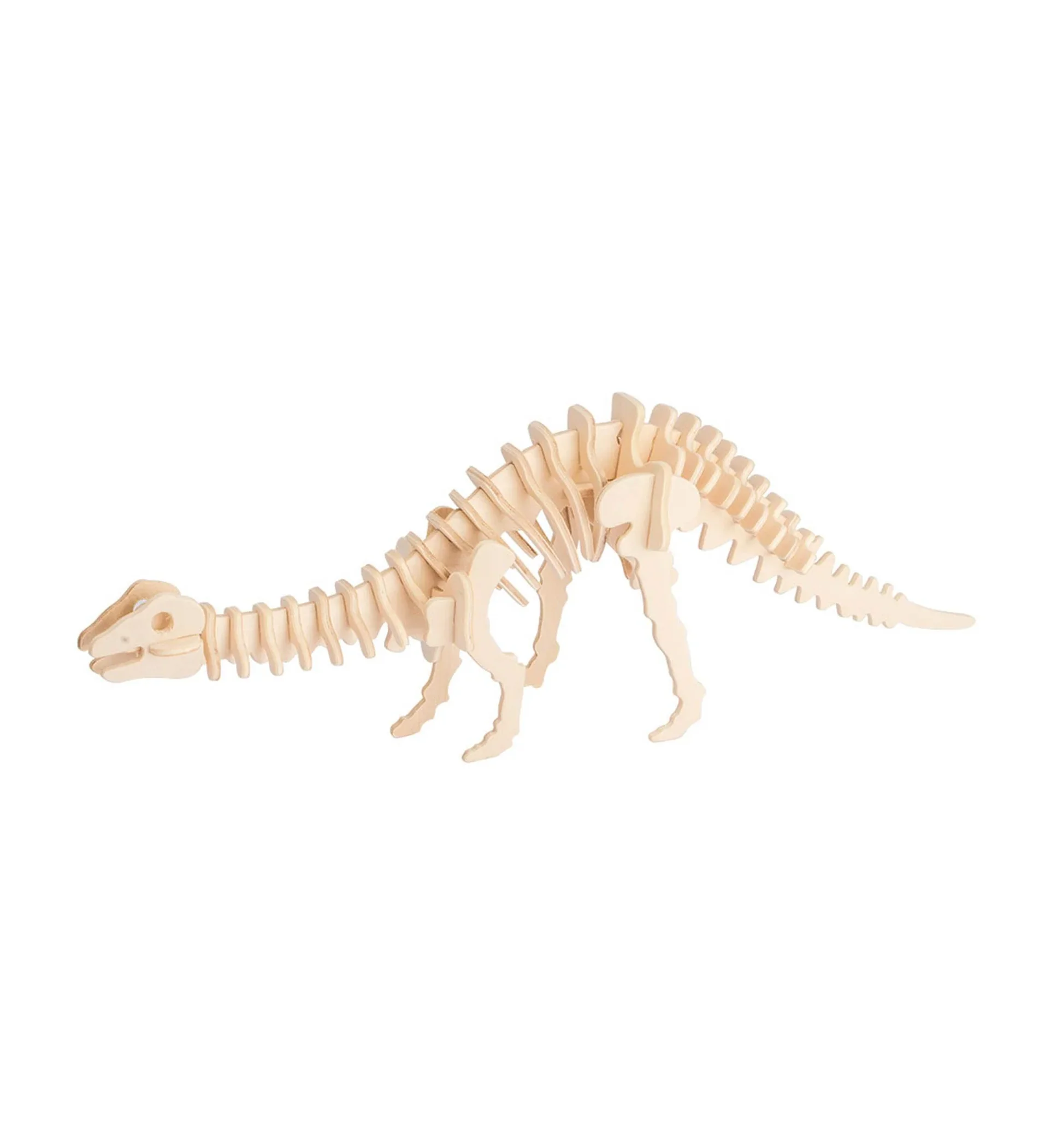 3D Wooden Puzzle: Brontosaurus