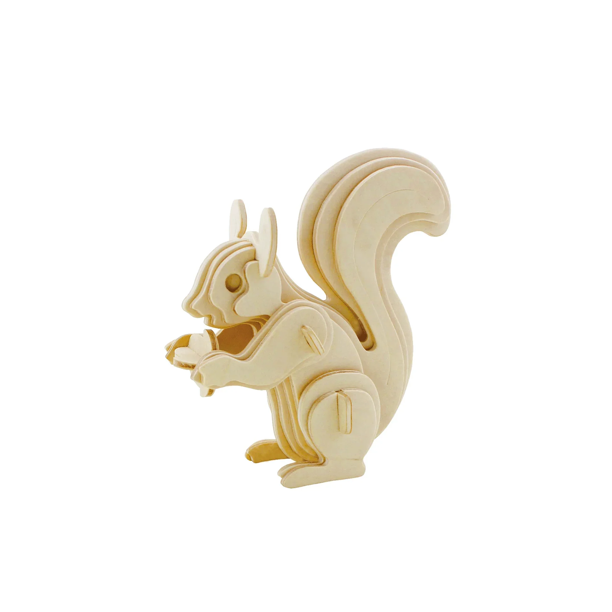 3D Wooden Puzzle: Squirrel