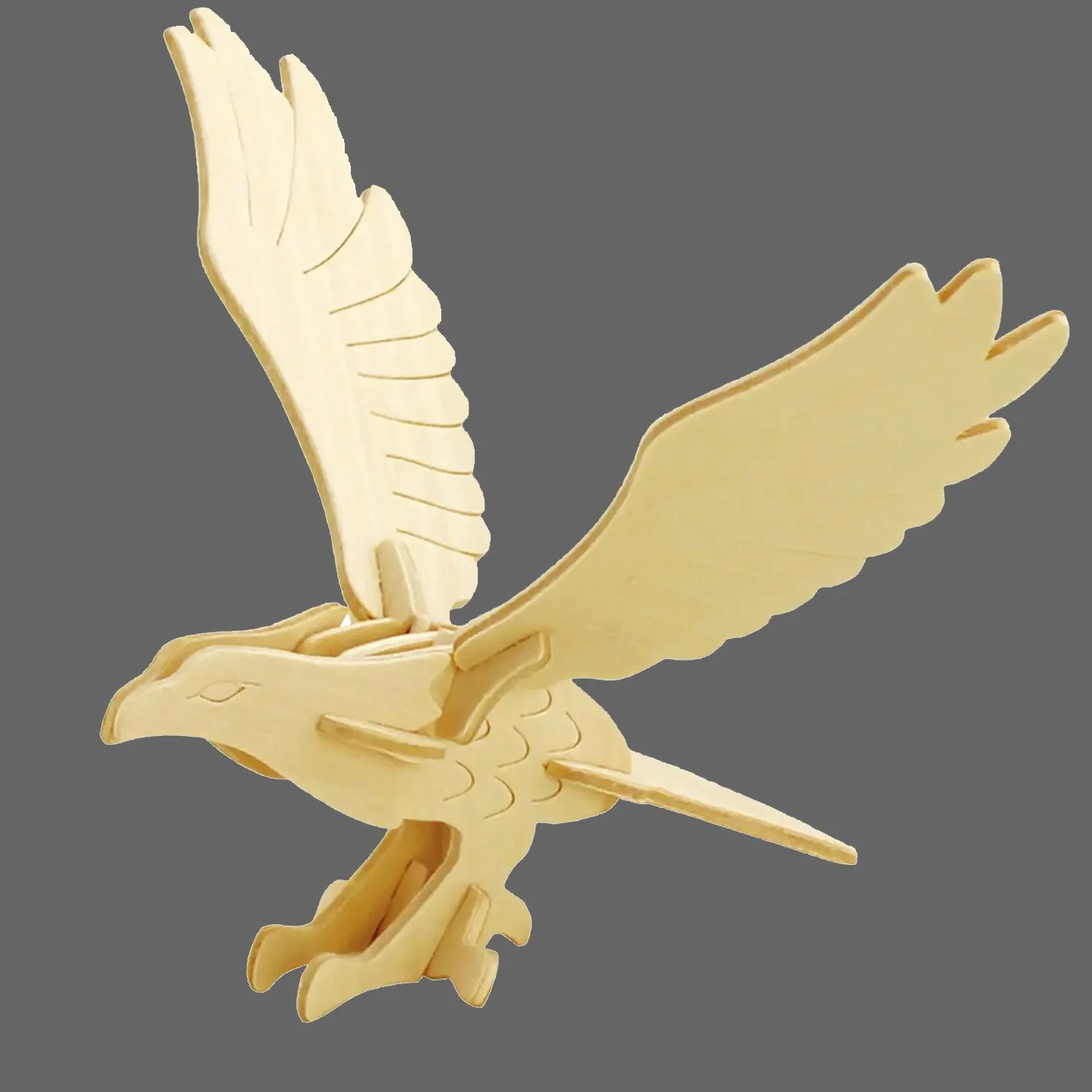 3D Wooden Puzzle: Eagle