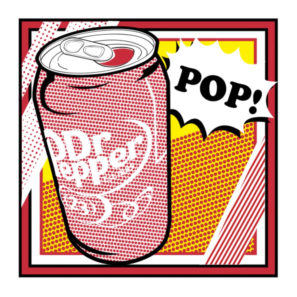 Pop Art Dr Pepper