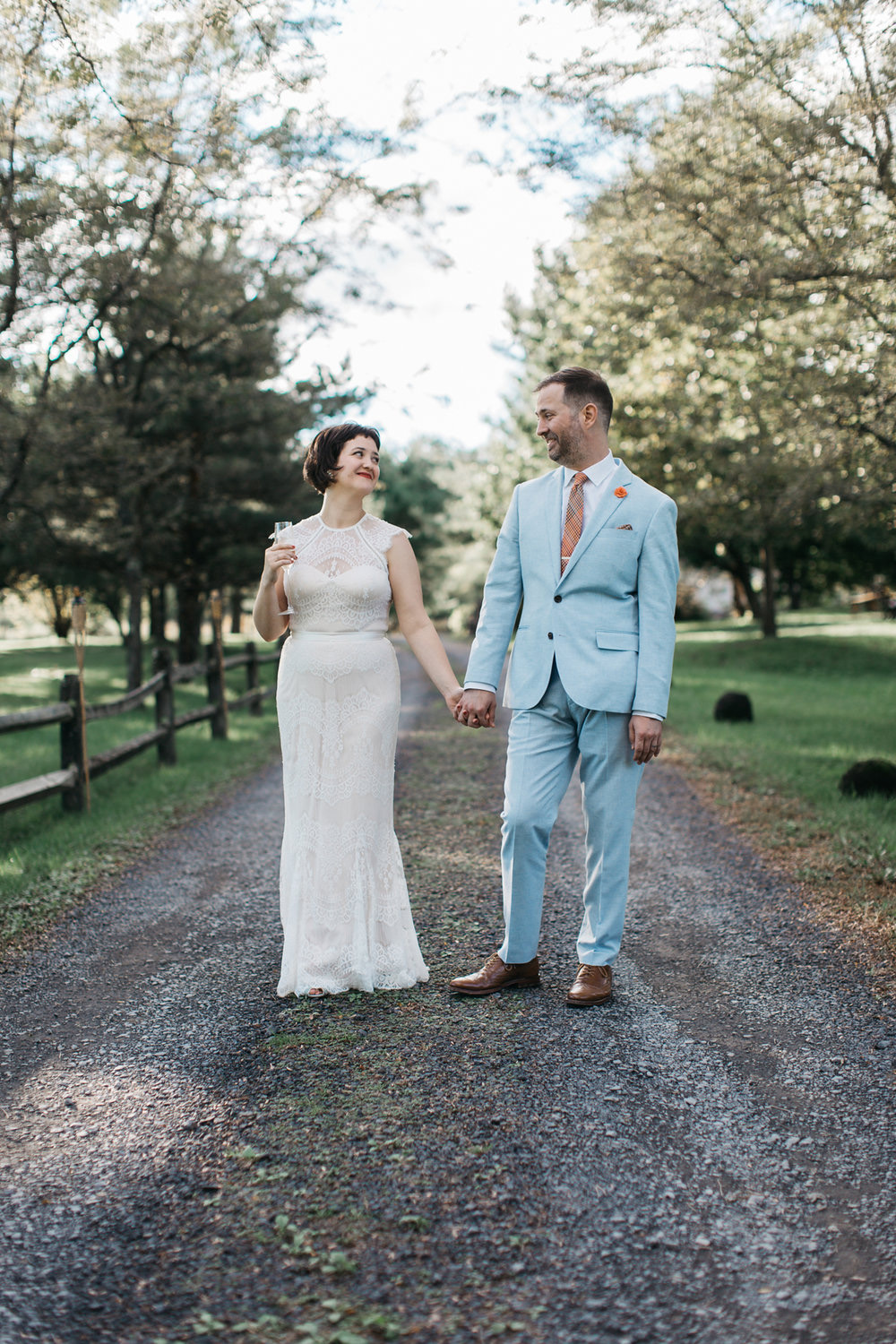 Couple Walking Hand in Hand Photo