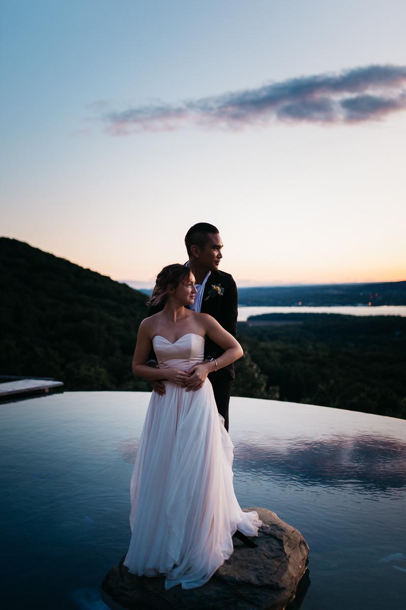 Hudson Valley Wedding Couple Sunset Photoshoot