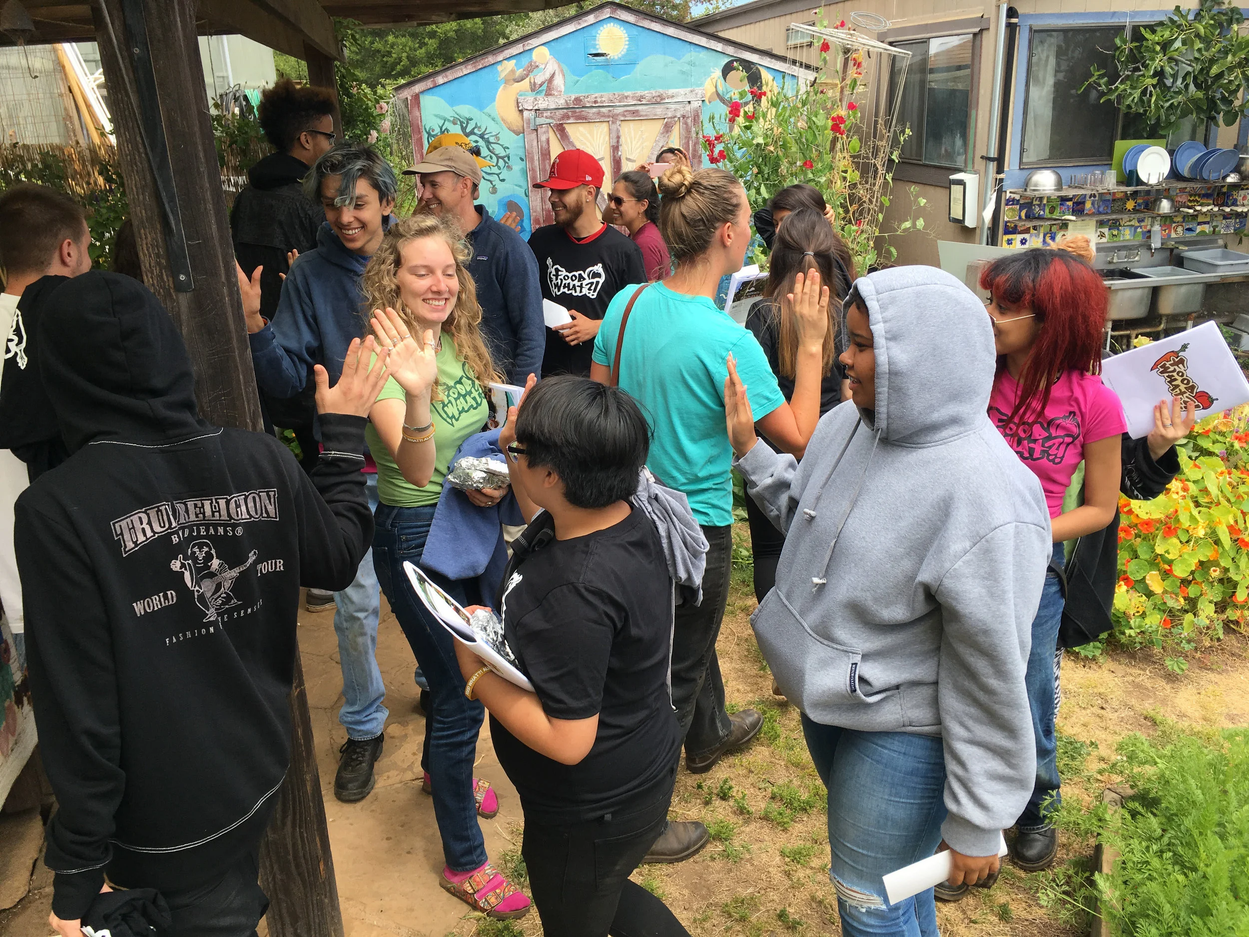 High Five to that! We're excited to continue to work with many of these youth in our Summer Job Training Program which just started this week!