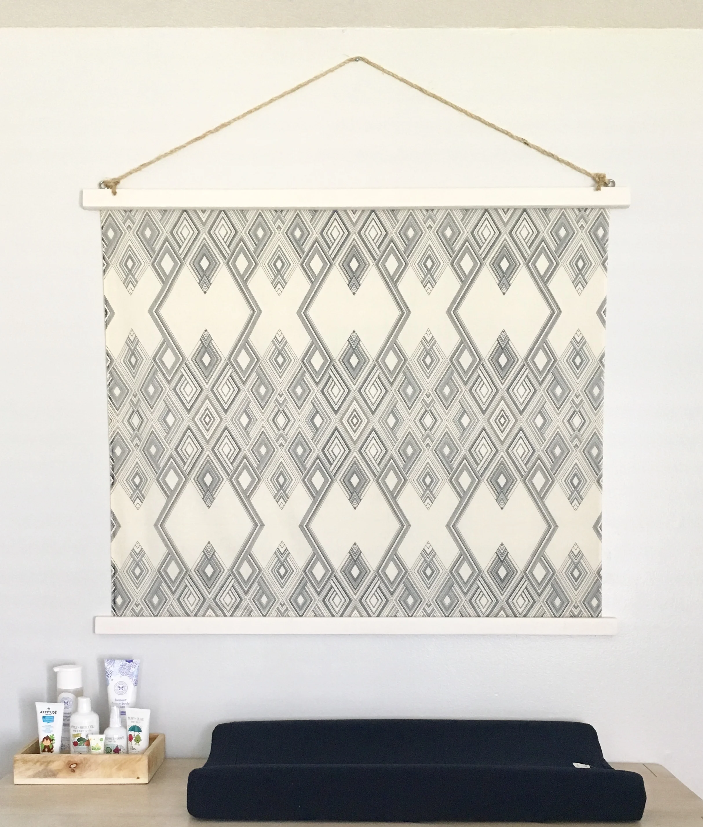 Tapestry for Baby room made using Kelly Ording design
