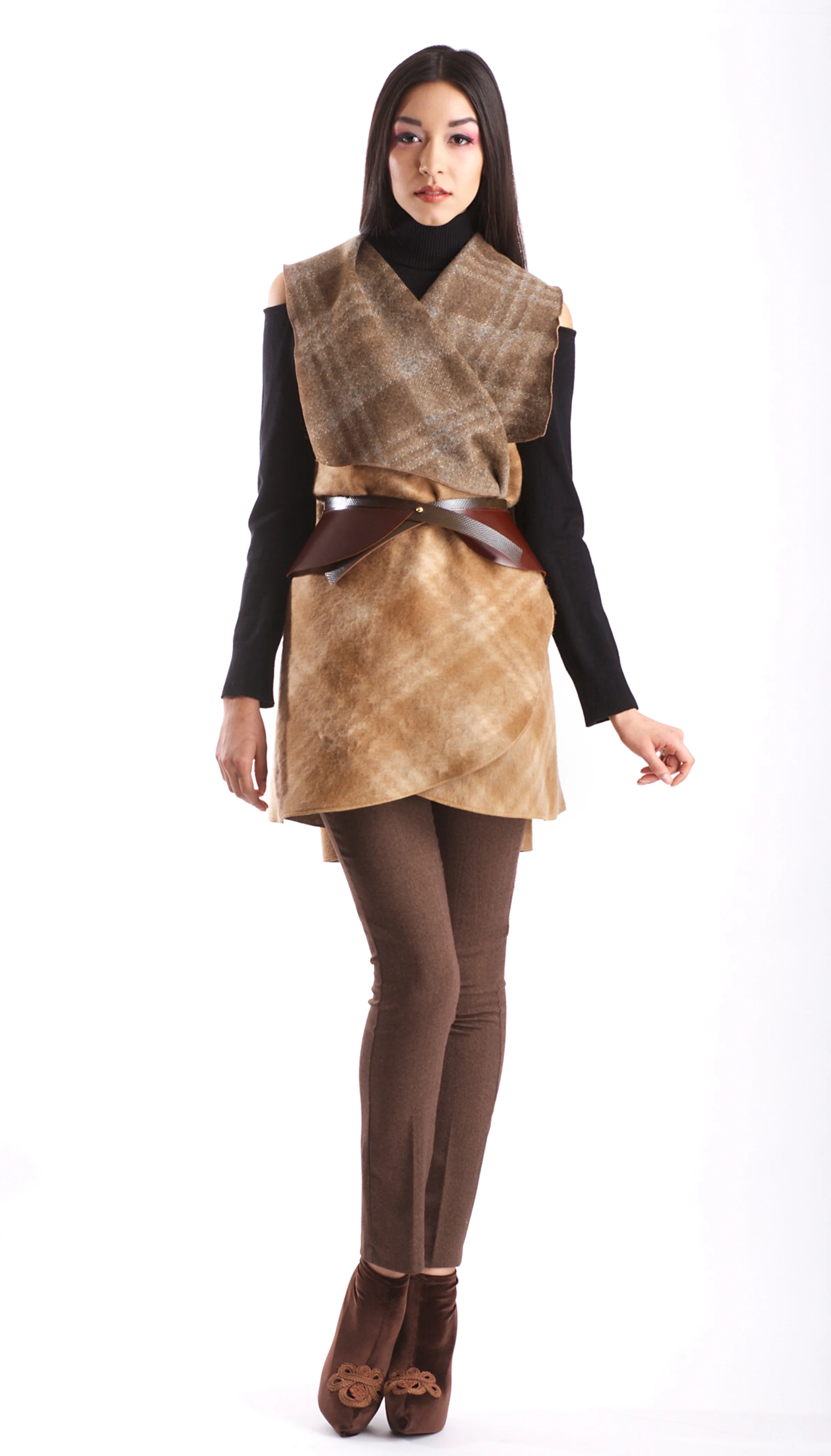 Wrap Vest with Belt Holes (sb1301)