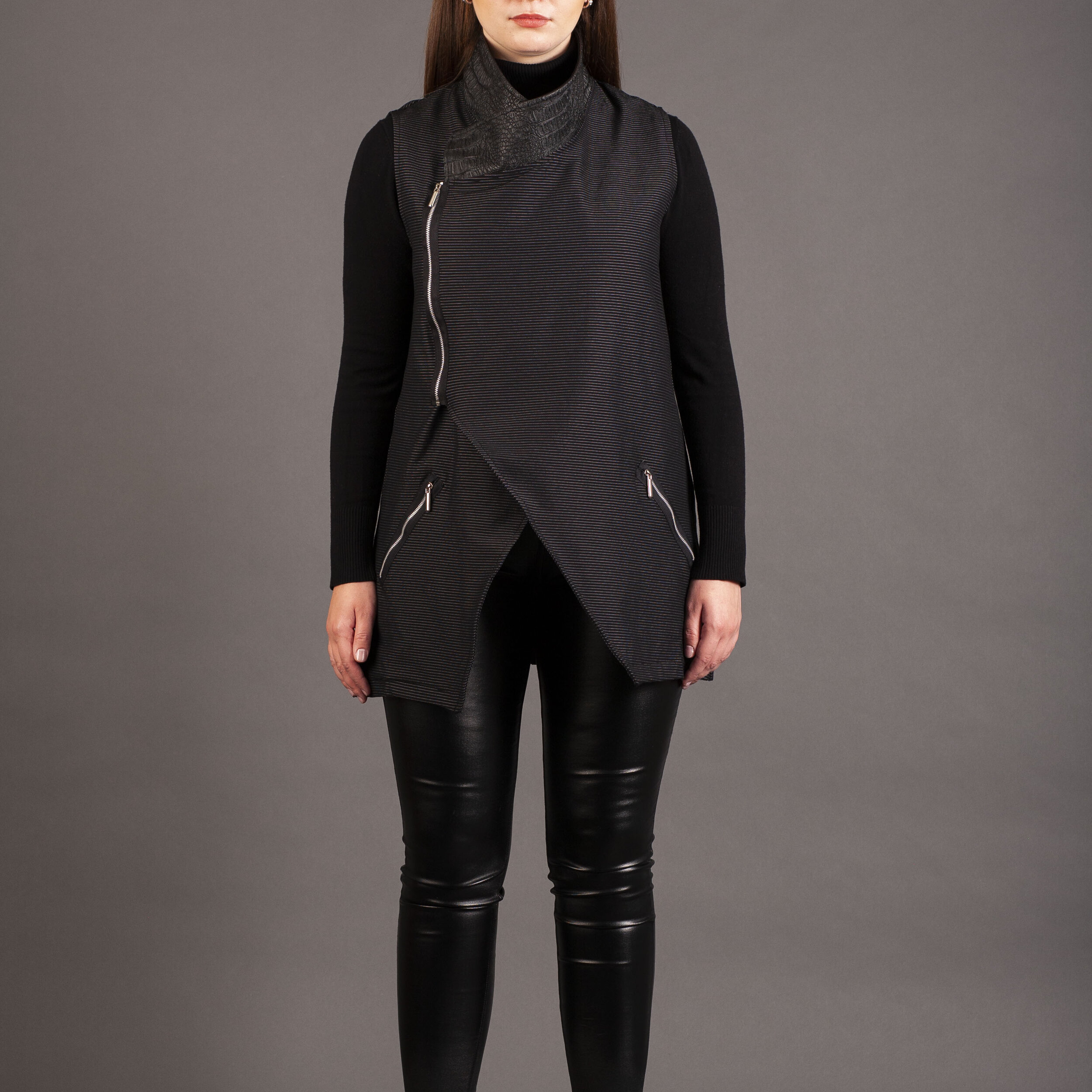 Mock neck vest (sb1531)