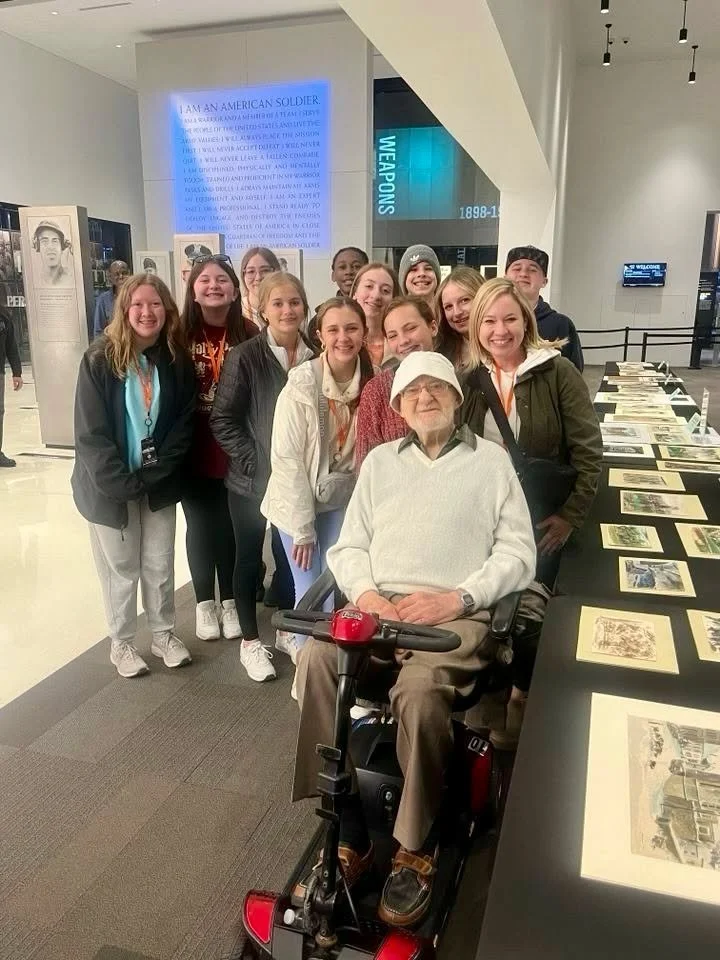 The unique moments in DC are piling up this travel season!! One of our middle school groups had the privilege of meeting a 101 year old WW2 veteran who received the Medal of Honor at the U.S. Capitol this week at the National Museum of the United Sta