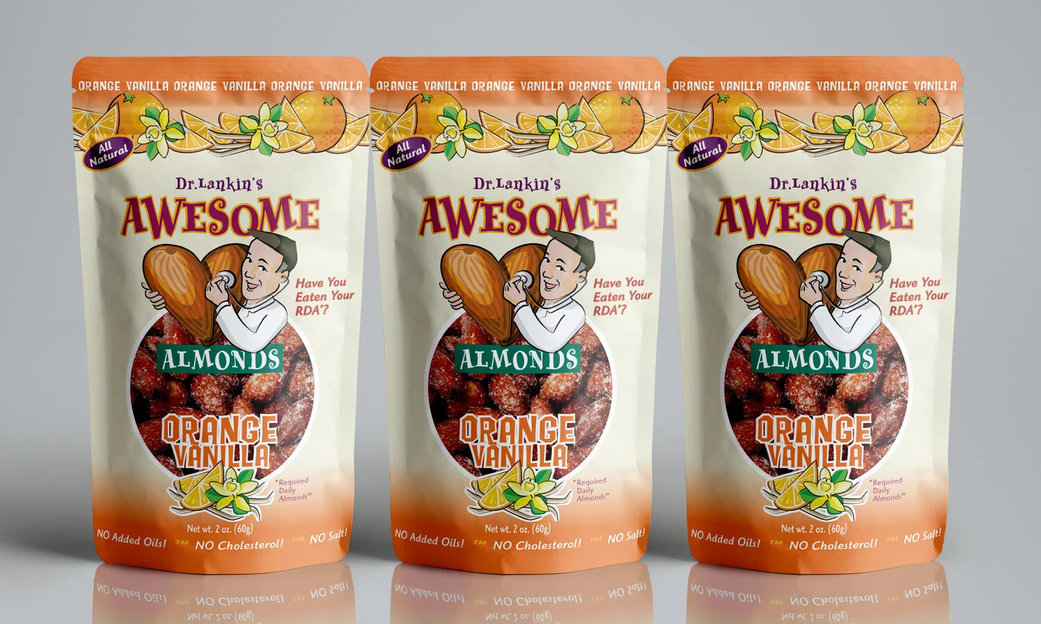 Dr Lankin orange vanilla pouch packaging (Copy)