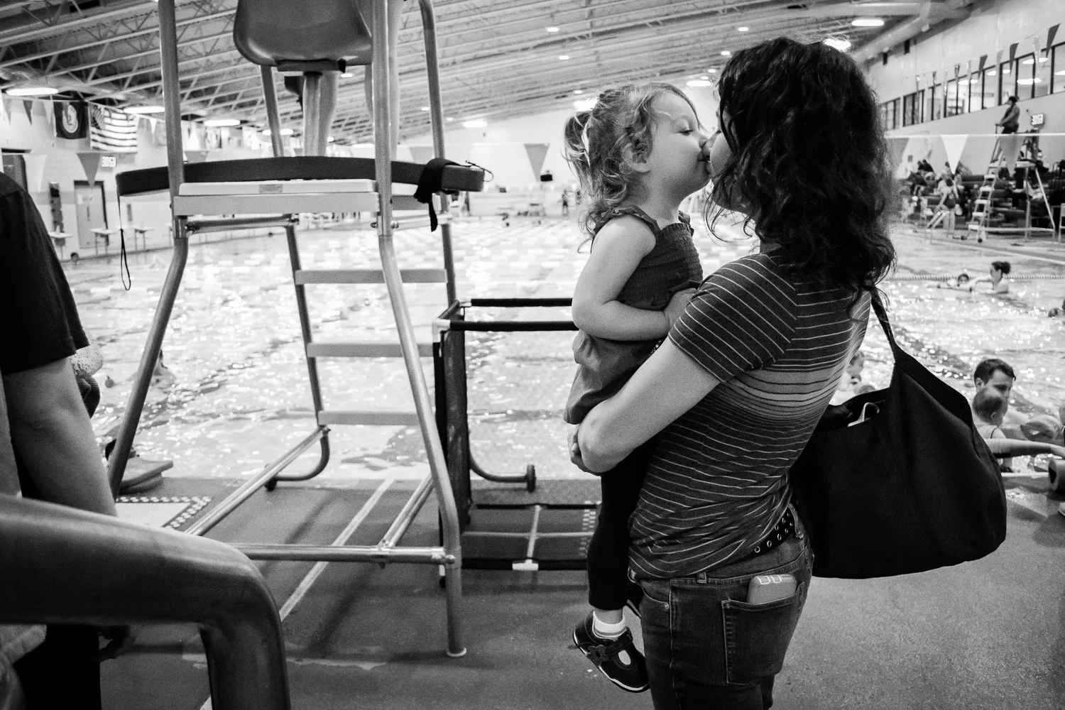 mother daughter, swim lessons, family documentary lifestyle photography