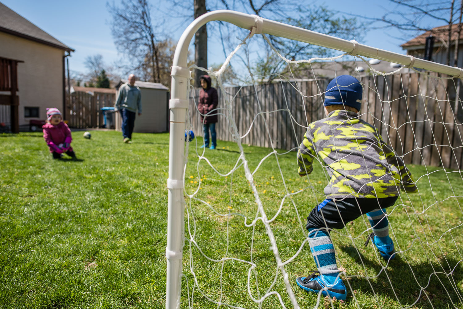  soccer backyard, family documentary and lifestyle photography 