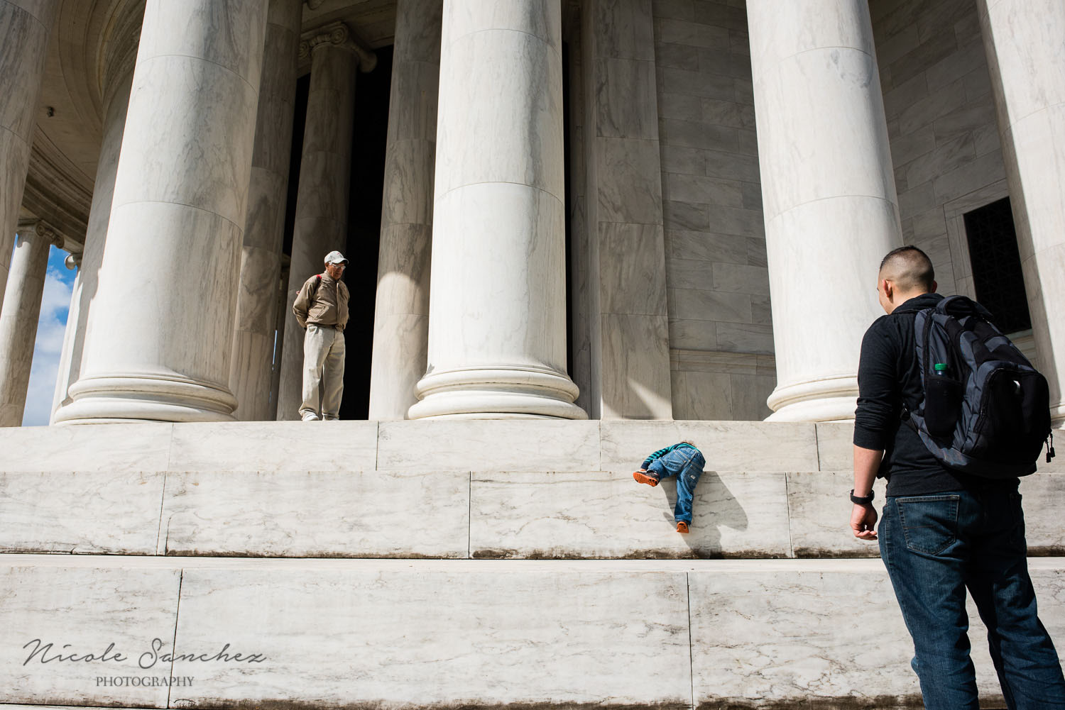DC family documentary and lifestyle photography, Jefferson Memorial