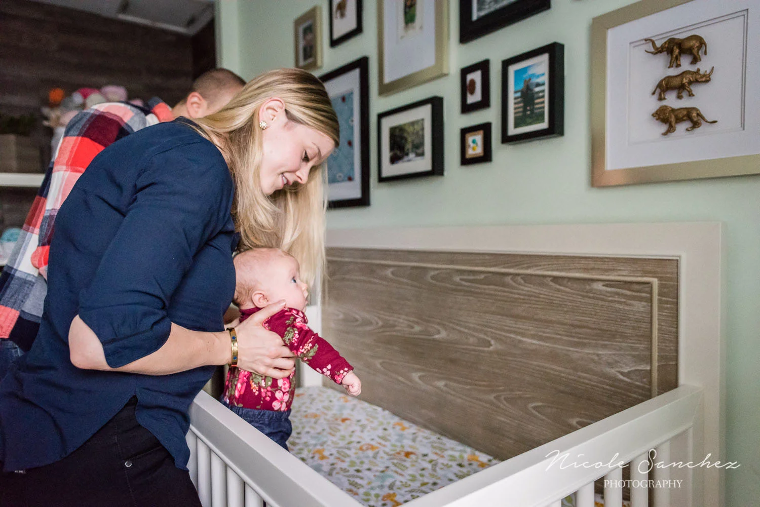 Family mementos in nursery | Reston, Virginia Family Photographer