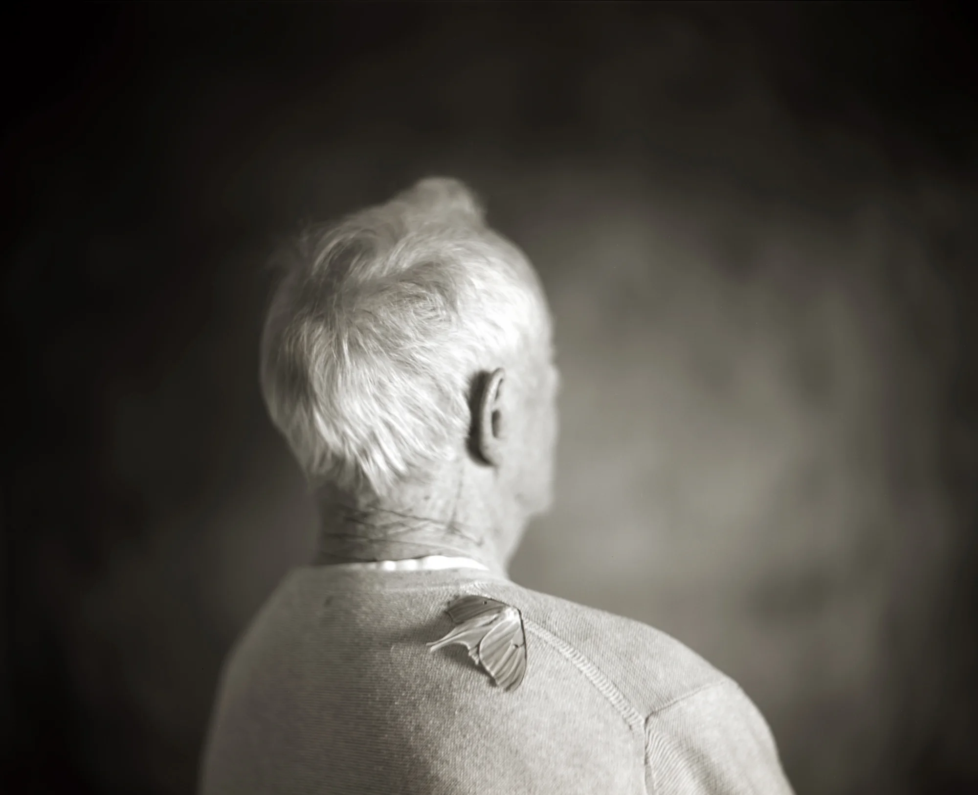 ETERNITY, DAD AT 91 TONED GELATIN SILVER PHOTOGRAPH