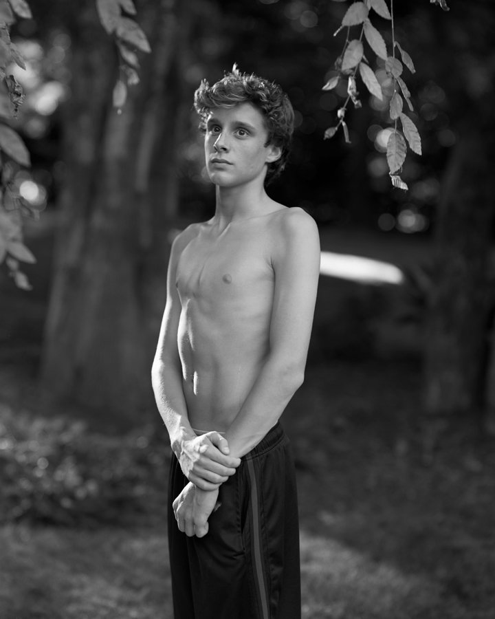  GEORGE AT 14, 2015  GELATIN SILVER PHOTOGRAPH 