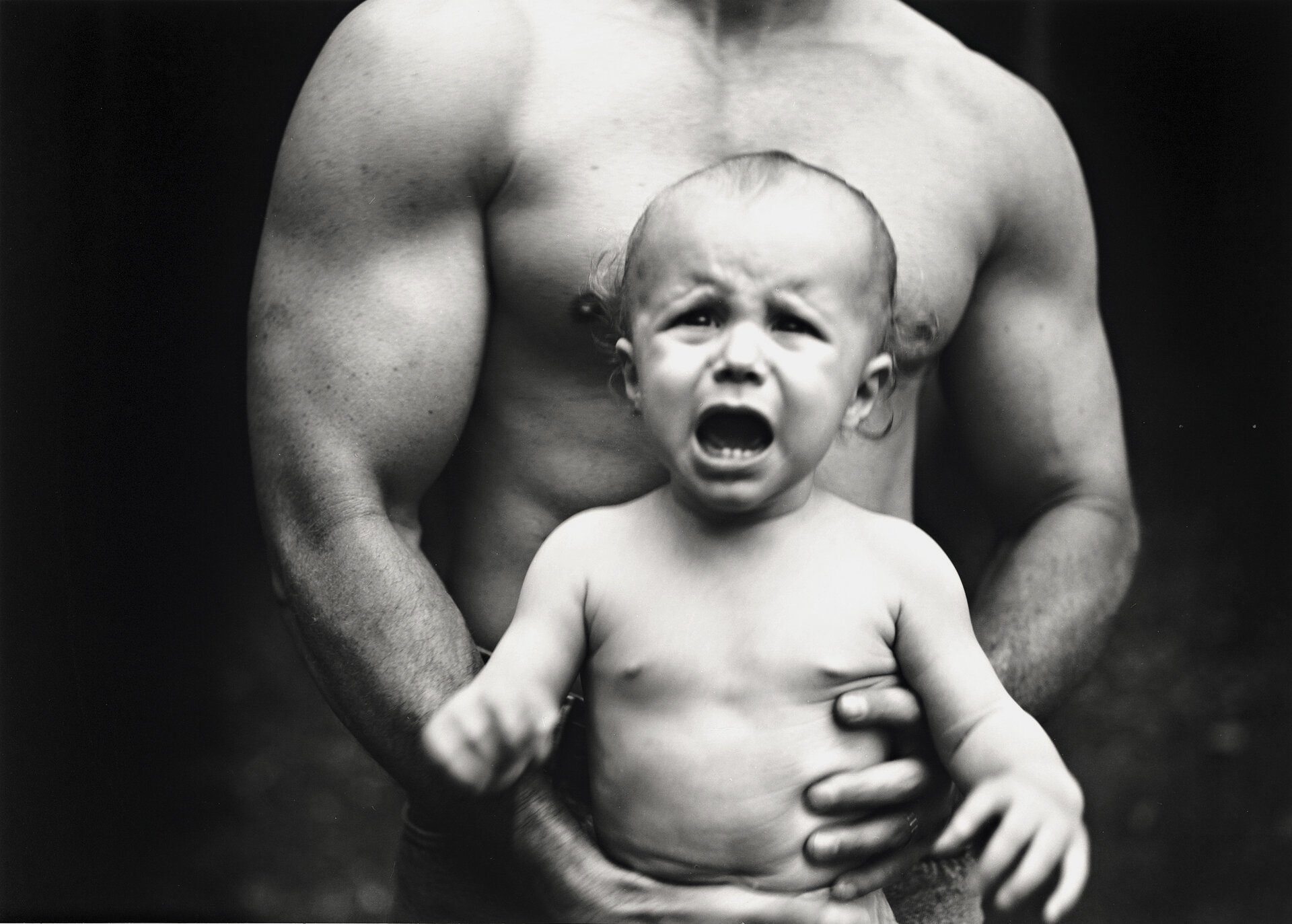  NEW FATHER, 2001  GELATIN SILVER PHOTOGRAPH 