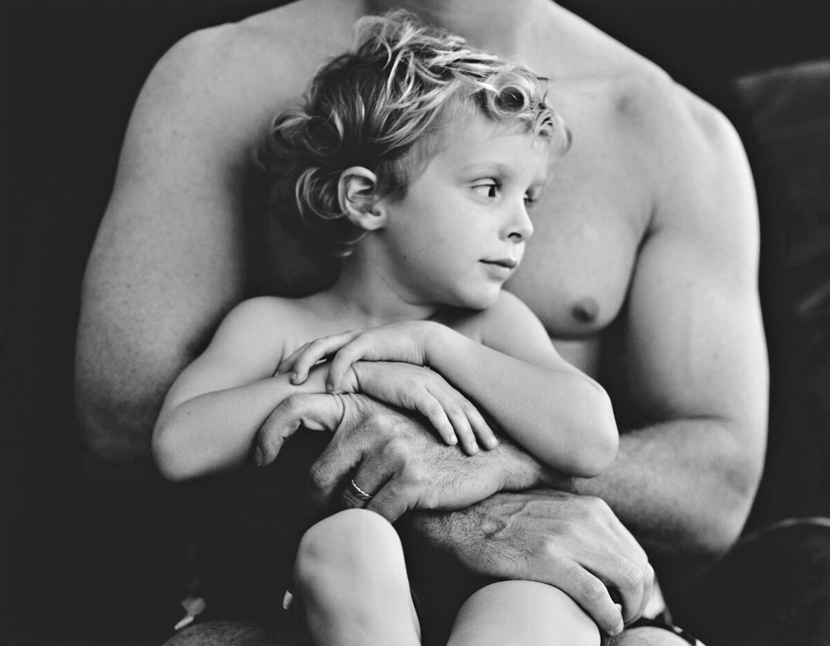  FATHER AND SON, 2003  GELATIN SILVER PHOTOGRAPH 