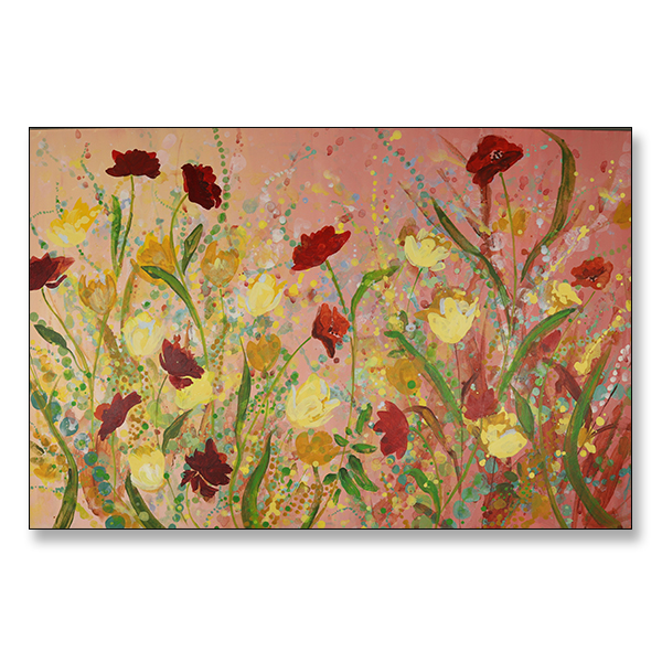 SOLD_Field of Warmth, 48x30, Acryilic on Stretched Canvas