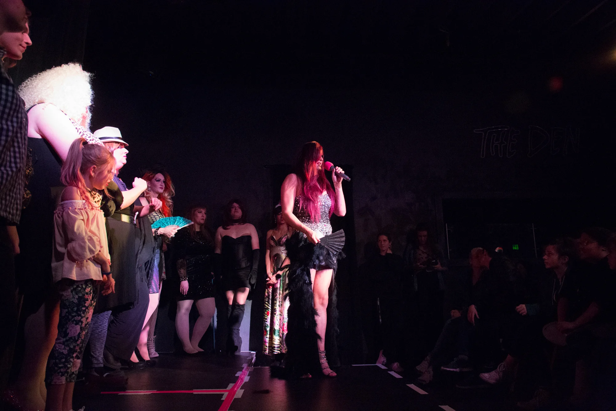  Nicky Serene hosts "Glamateur Hour" on Jan. 14. Glamateur Hour was an all ages drag show at The Wayward Lamb where queens of all ages and experience levels were welcome to perform in front of a crowd. The event was meant to be family friendly, as dr