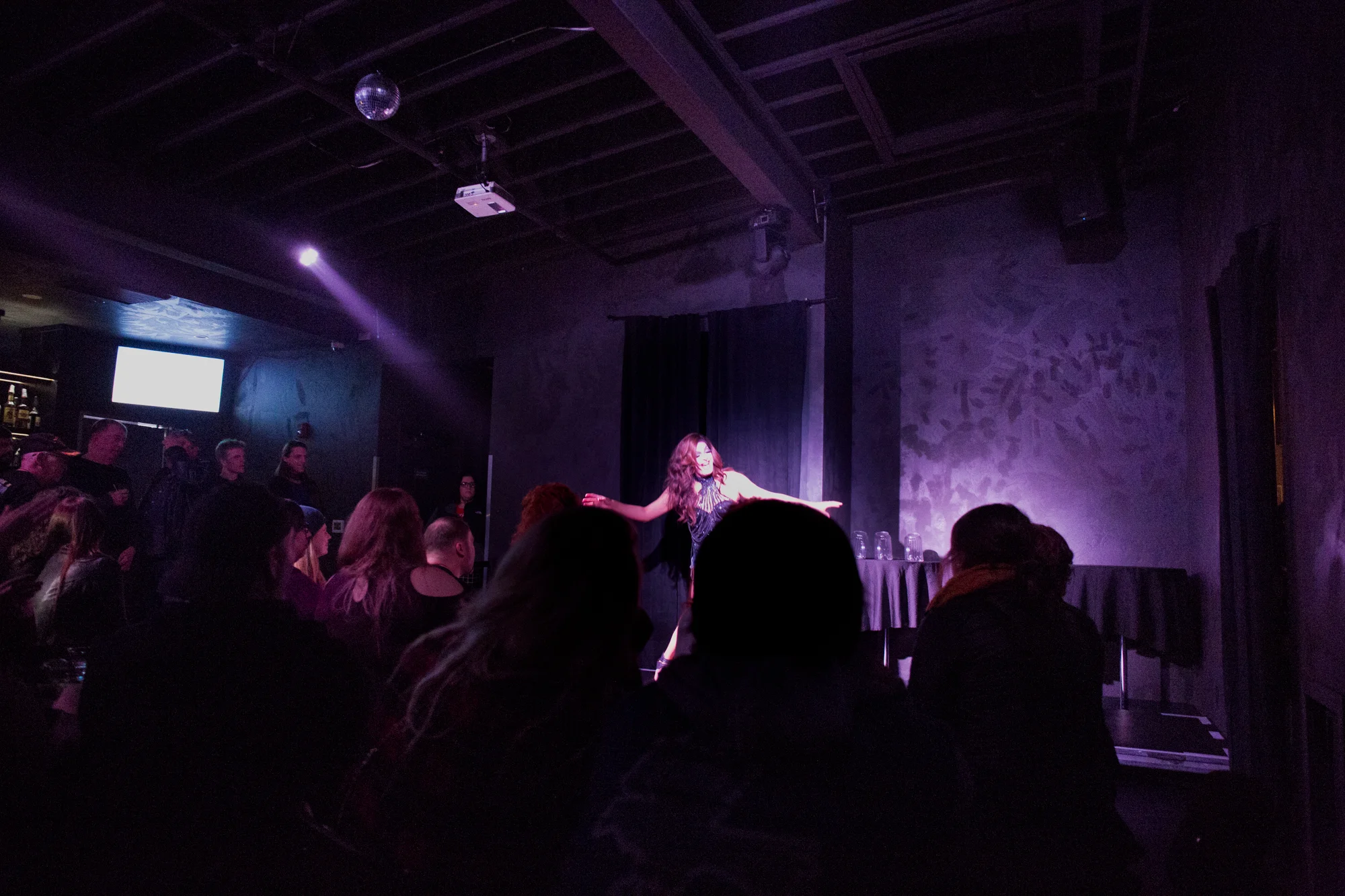  Nicky Serene performs at The Wayward Lamb, Eugene, Oregon's only gay/queer bar. Nicky and her drag troupe "The Glamazons" performed there every Friday until the bar's abrupt closure in February of 2018.&nbsp; 