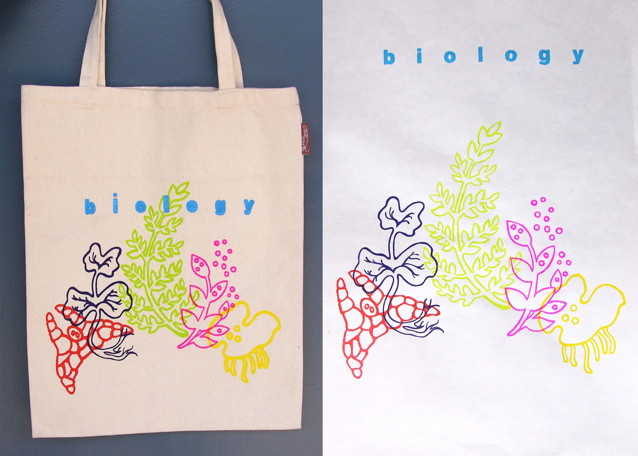 Screenprint on Canvas Tote