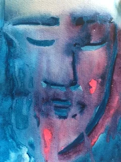 "I MELT WITH YOU FOR THAT ETERNAL ALWAYS" Original Watercolor by TIFFANY MCDANIEL
