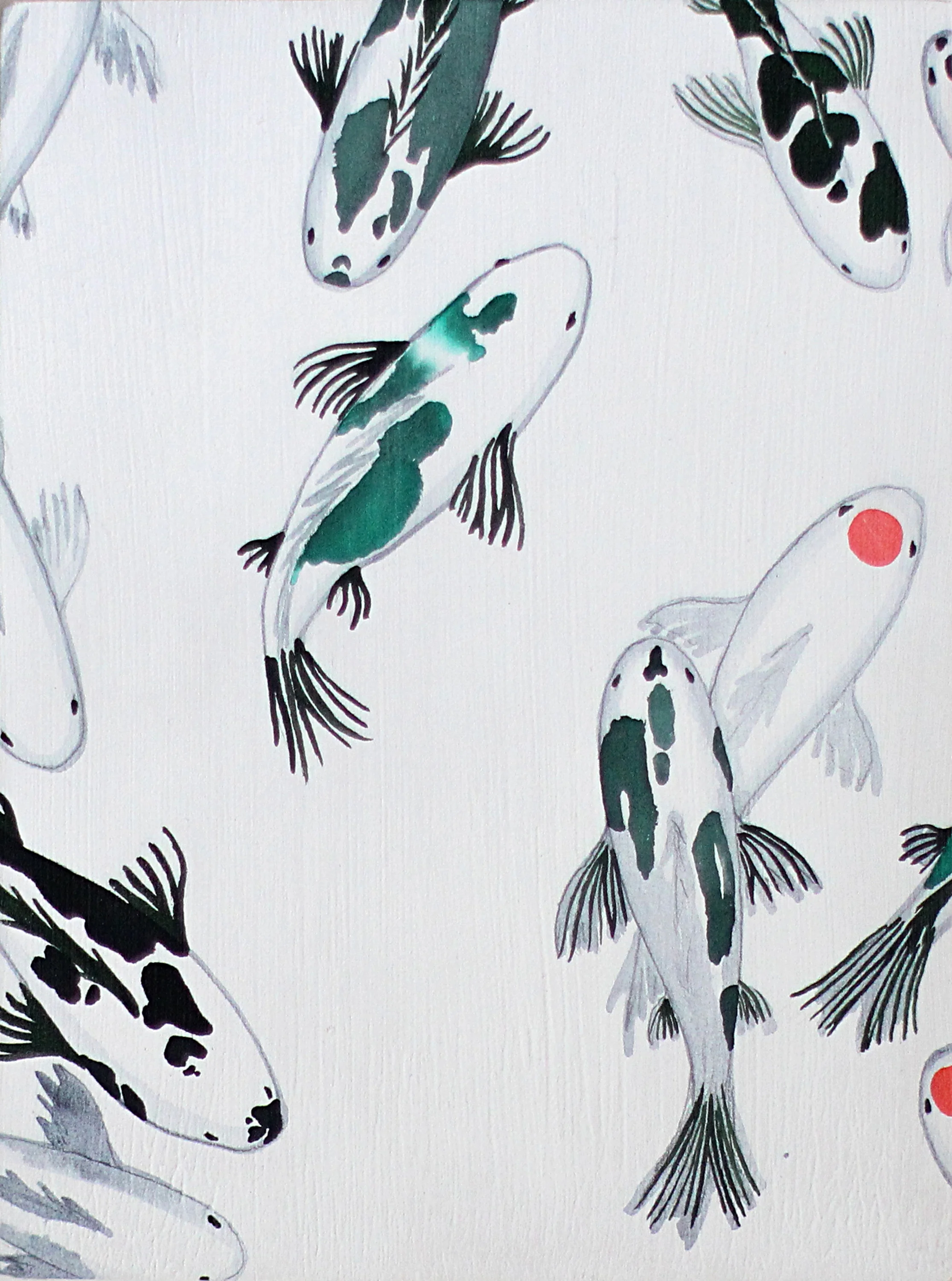 Koi Fish Diptych, Part 1