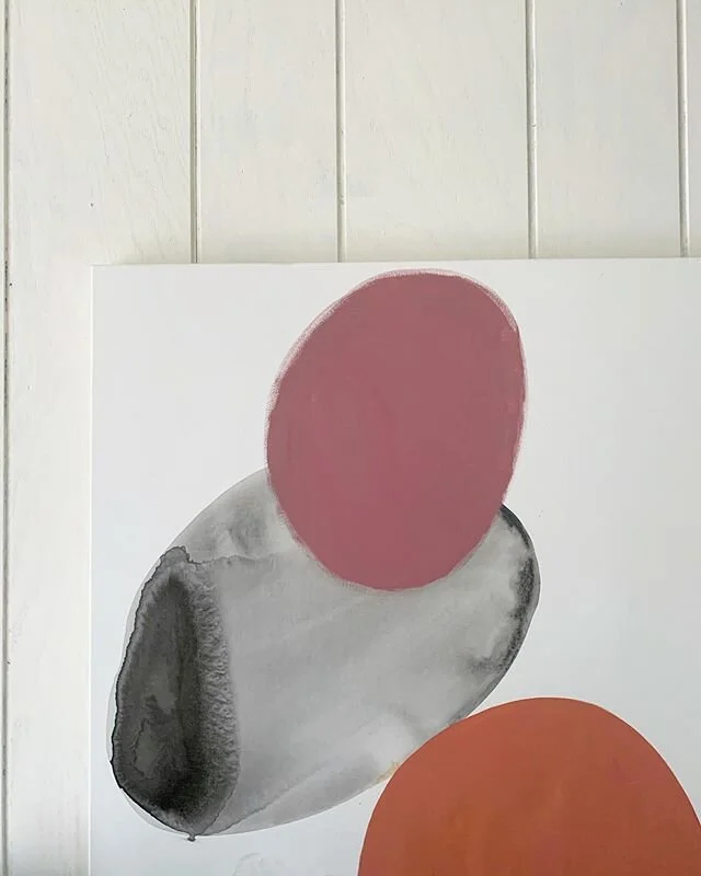 Simple shapes in the studio these days